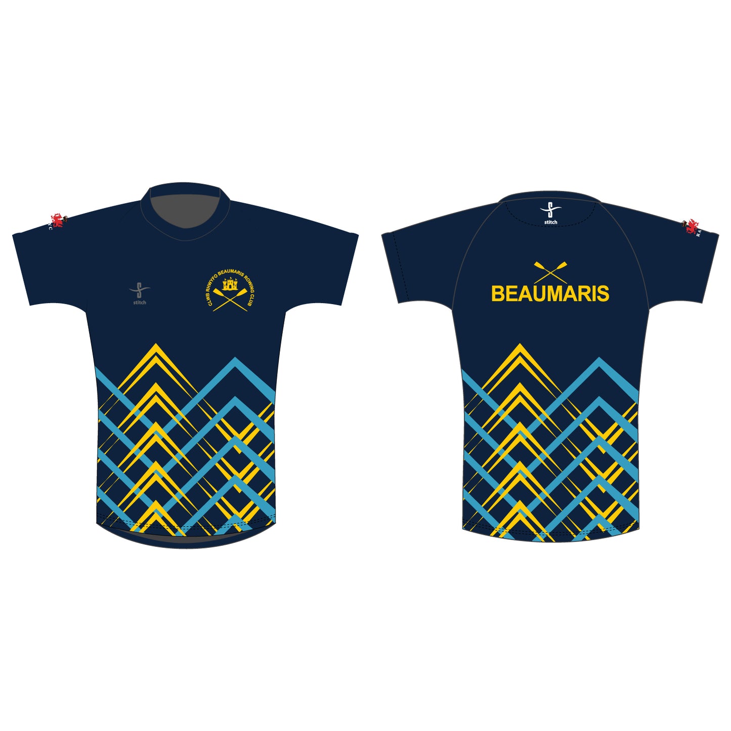 Beaumaris Rowing Club Zig Zag T-shirt