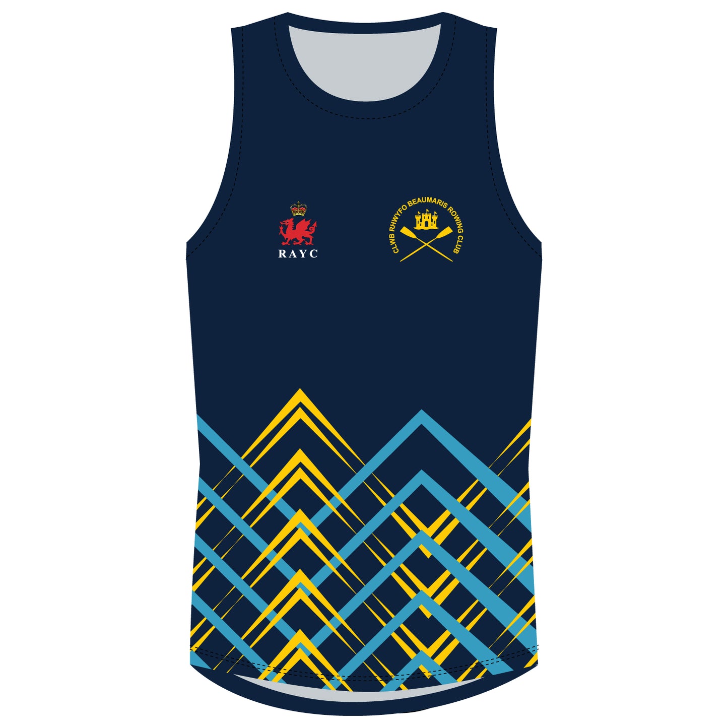 Beaumaris Rowing Club Zig Zag Vest
