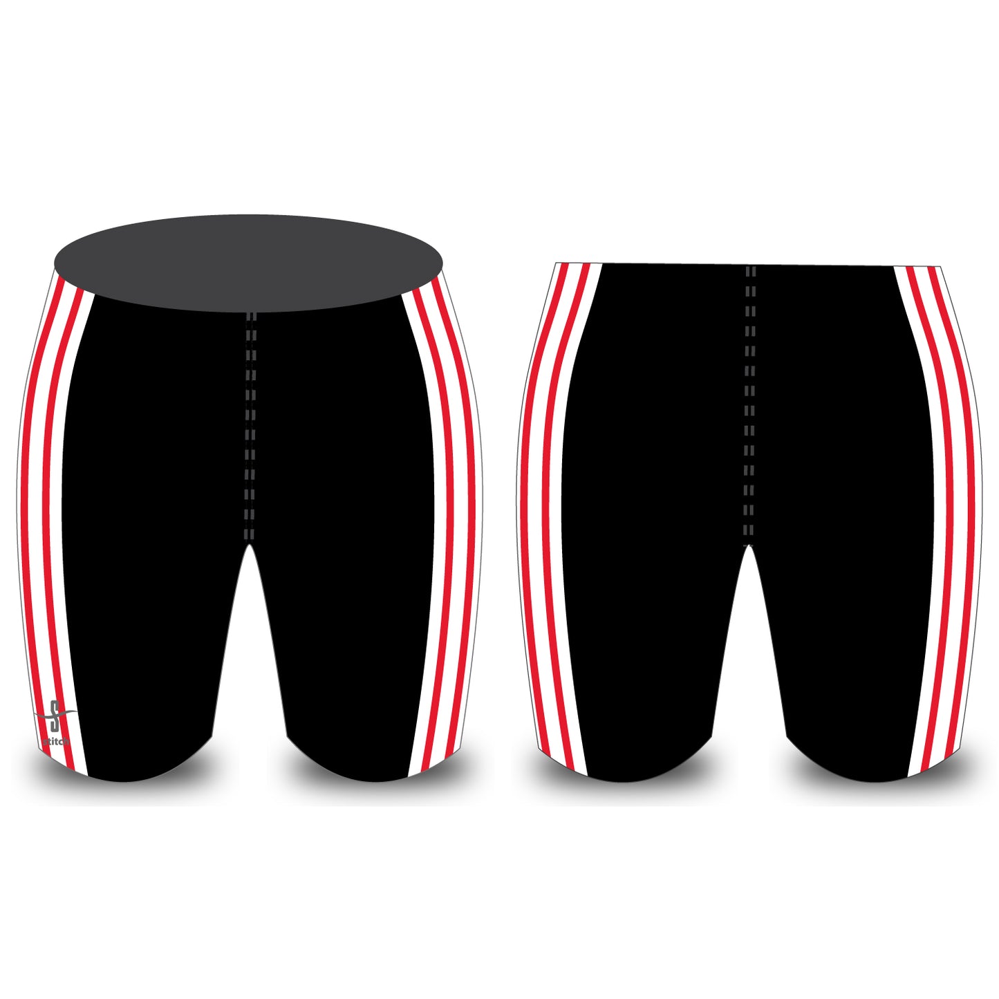 Burton Leander Rowing Club Striped Rowing Shorts