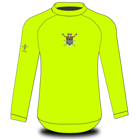 Burton Leander Rowing Club Fluo Yellow Tech Top Long Sleeve