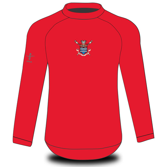 Burton Leander Rowing Club Red Tech Top Long Sleeve