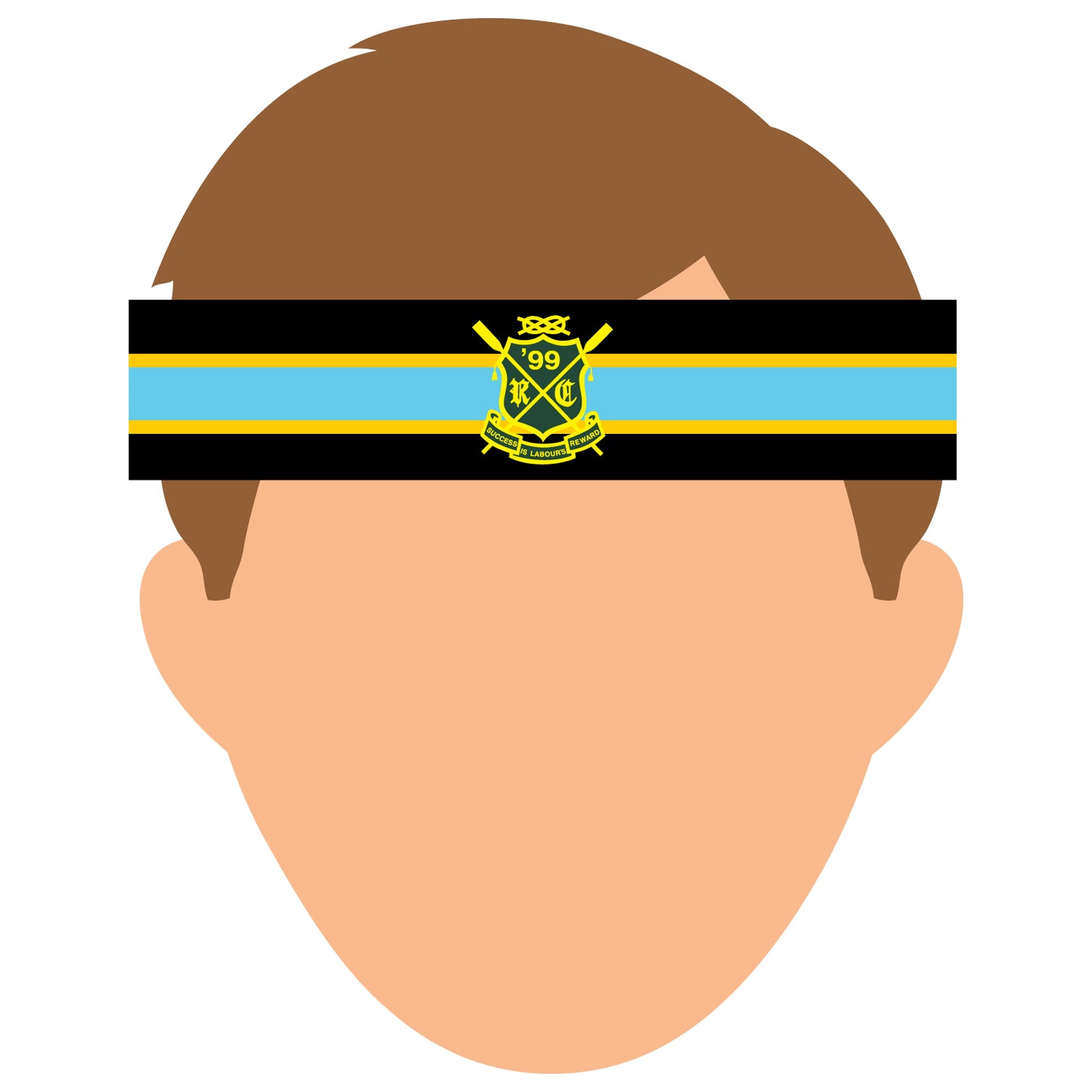 Cam '99 Rowing Club Headband Striped