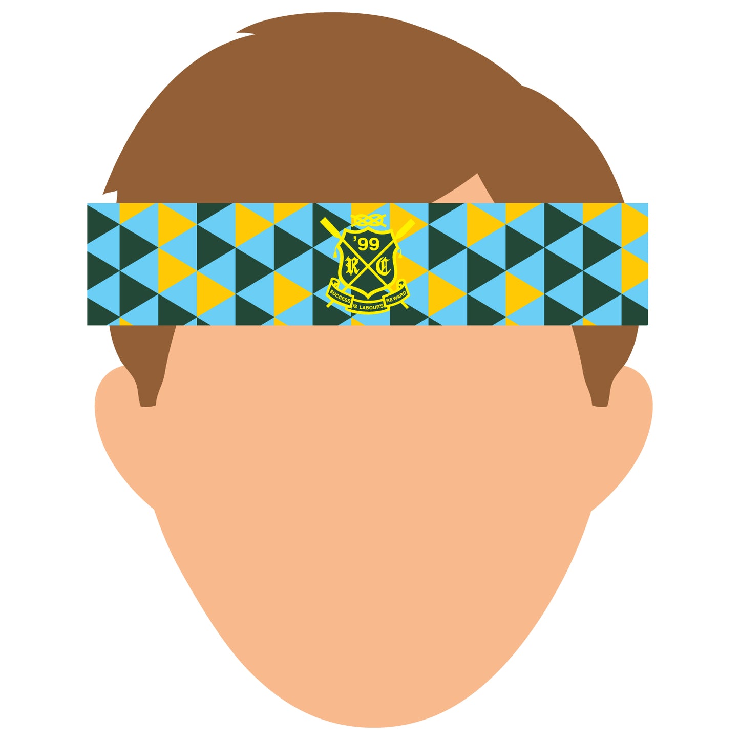 Cam '99 Rowing Club Headband Triangles