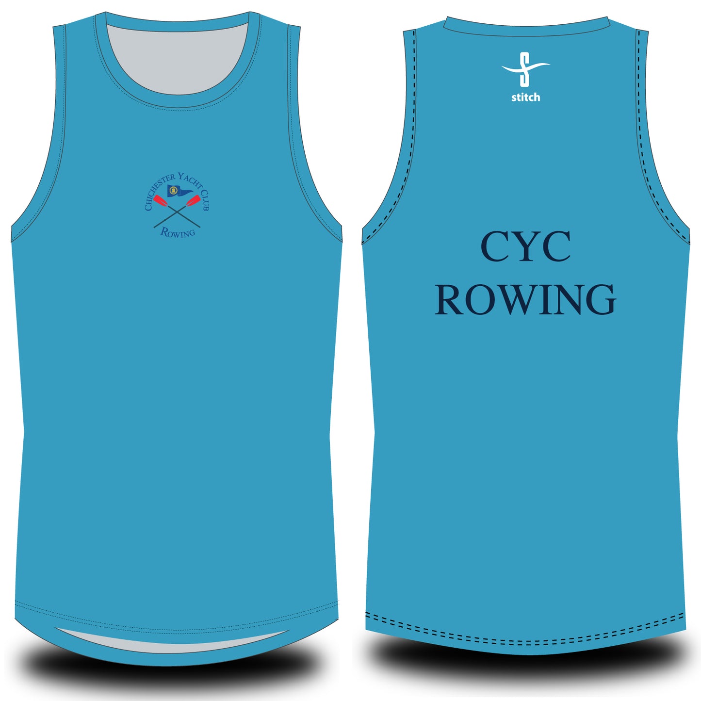 Chichester Yacht Club Tiffany Blue Vest