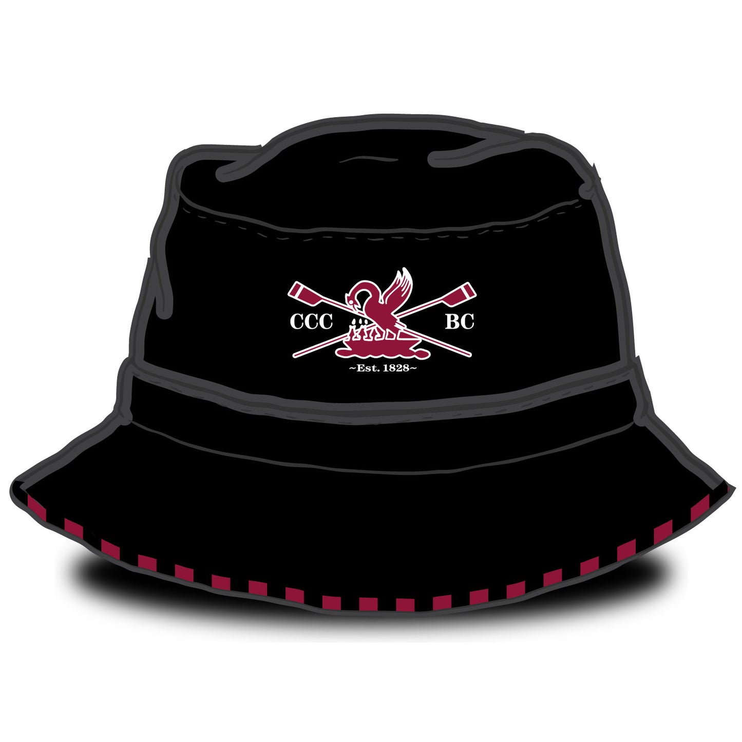 Corpus Christi Cambridge Striped Bucket Hat