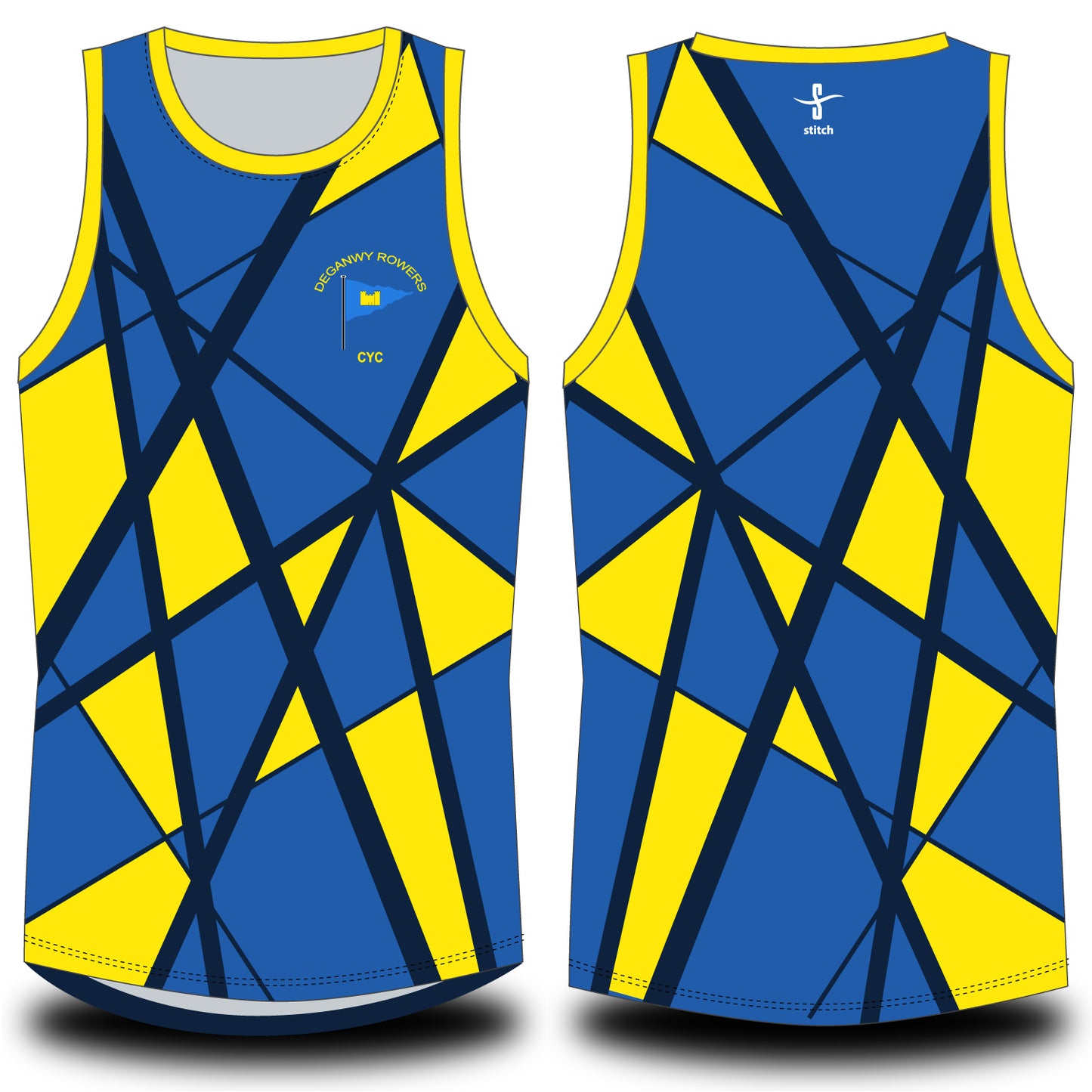 Deganwy Rowers Abstract Meryl Vest