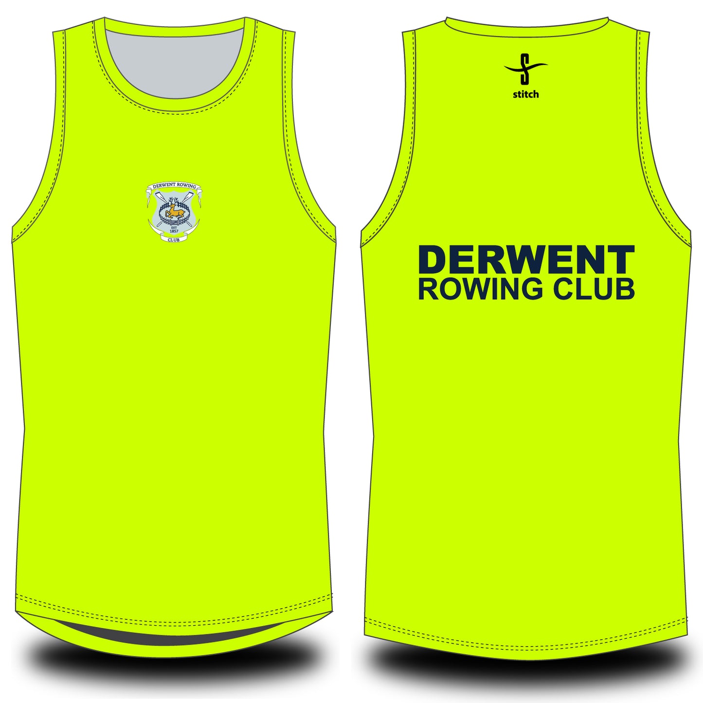 Derwent RC Fluorescent Yellow Vest