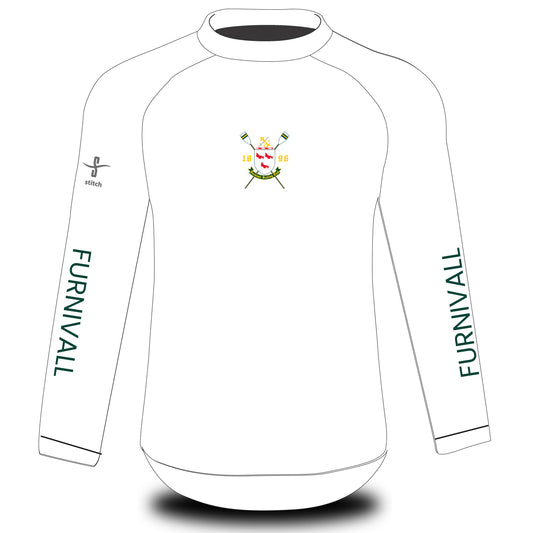 Furnivall Sculling Club White Tech Top Long Sleeve