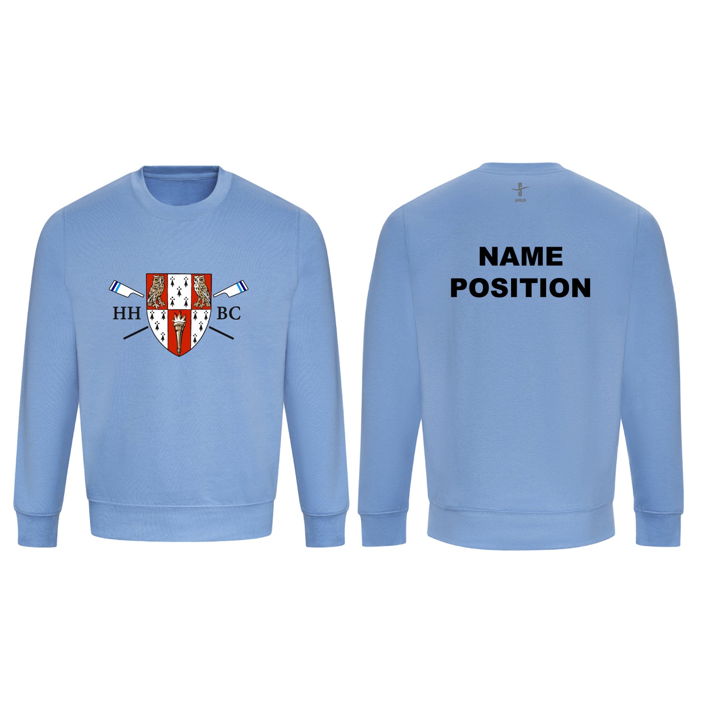 Hughes Hall Sweatshirt Printed Logo