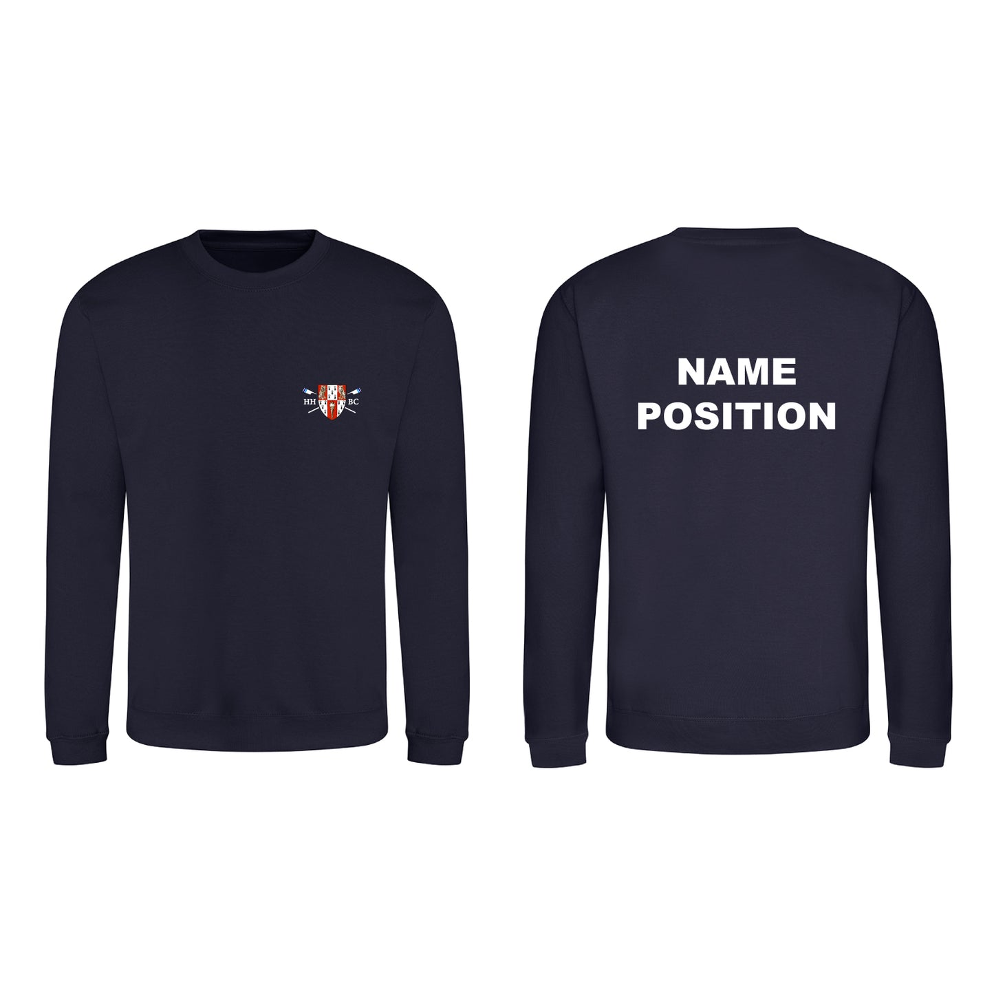 Hughes Hall Sweatshirt Embroidered Logo