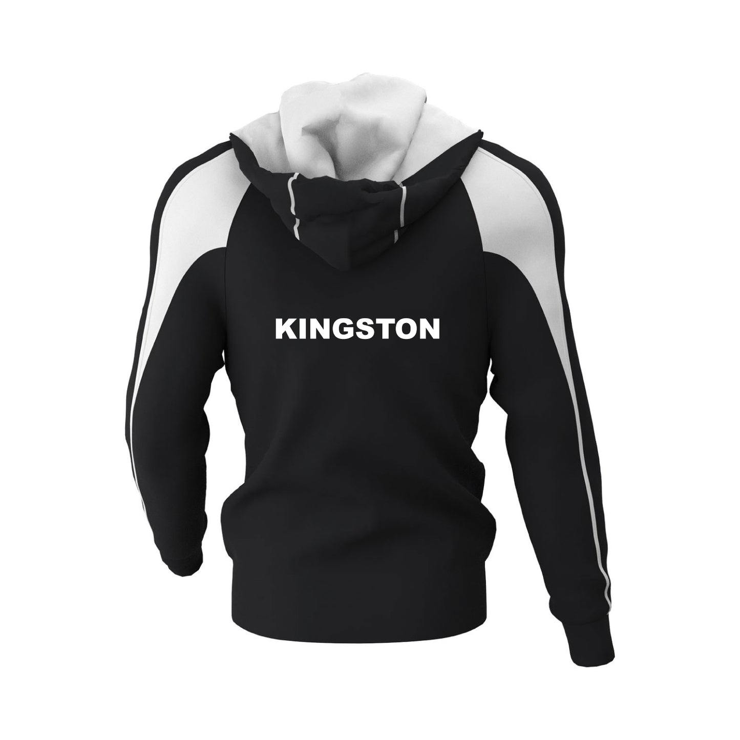 Kingston Student Rowing Club Hoodie Black White