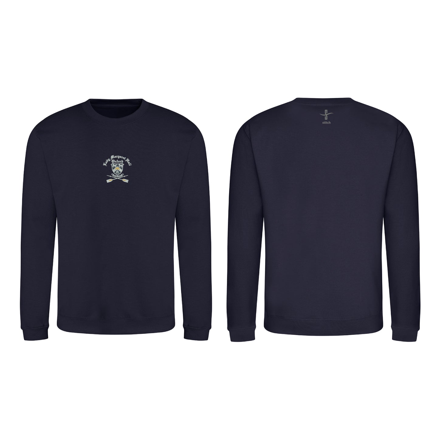 Lady Margaret Hall Boat Club Sweatshirt Crest Navy