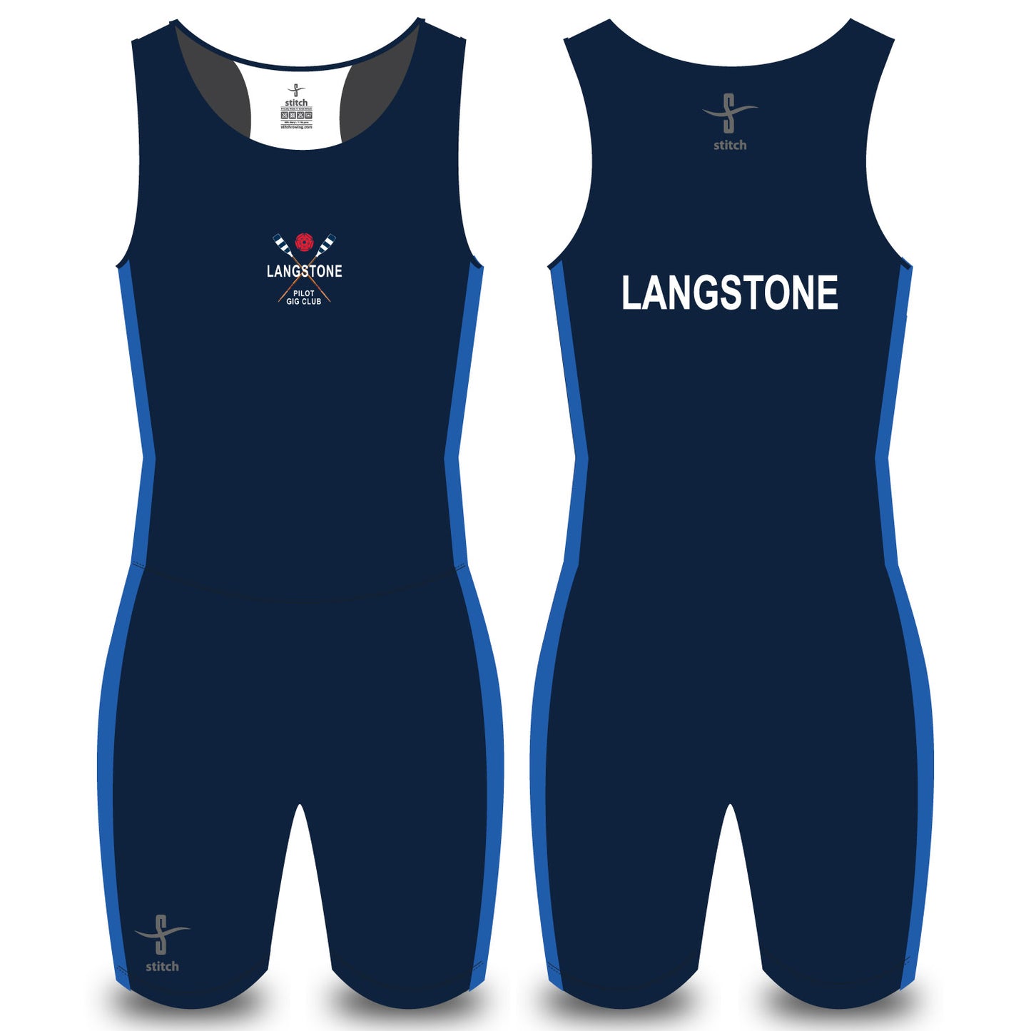 Langstone Pilot Gig Club 2in Stripe AIO