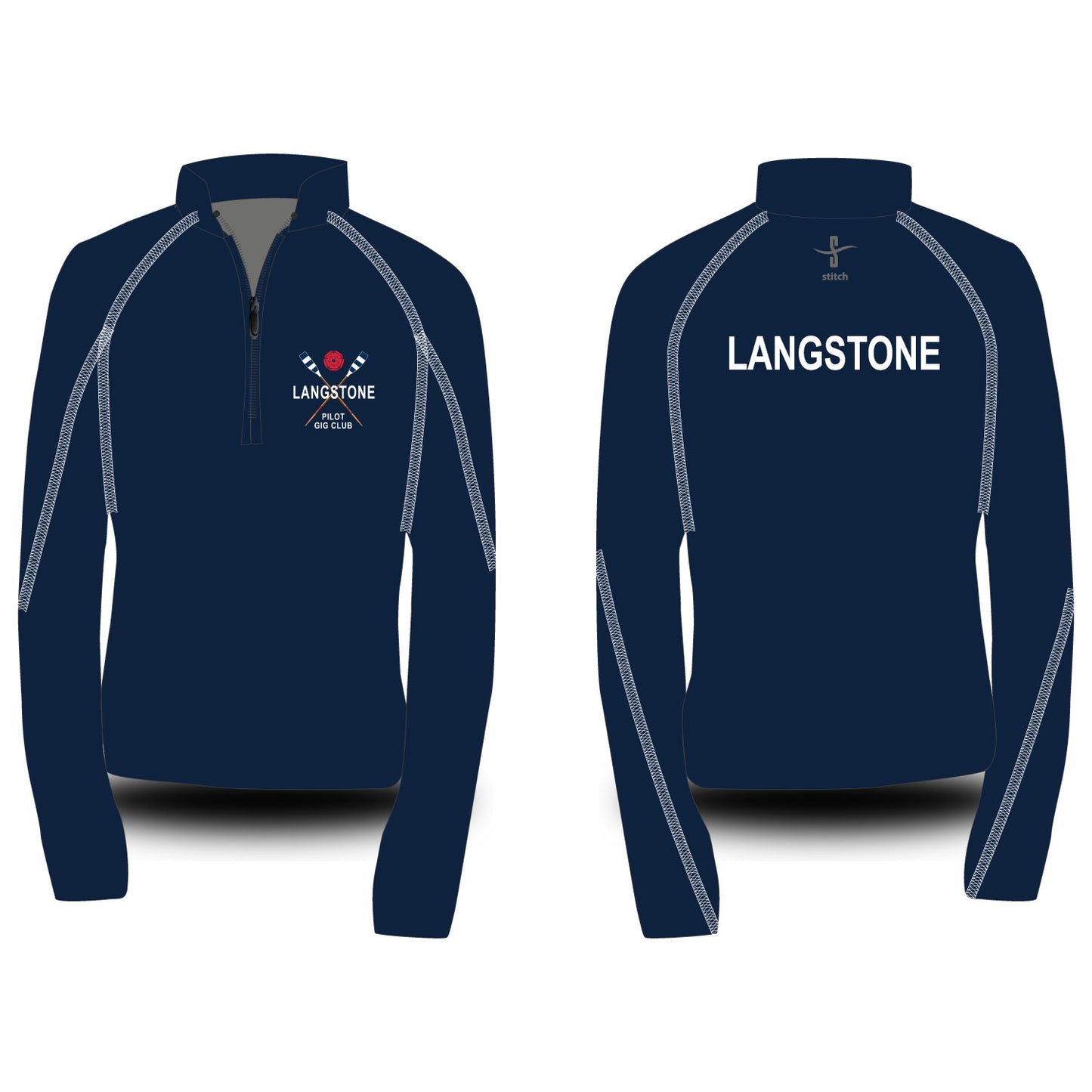 Langstone Pilot Gig Club Dark Morning Fleece