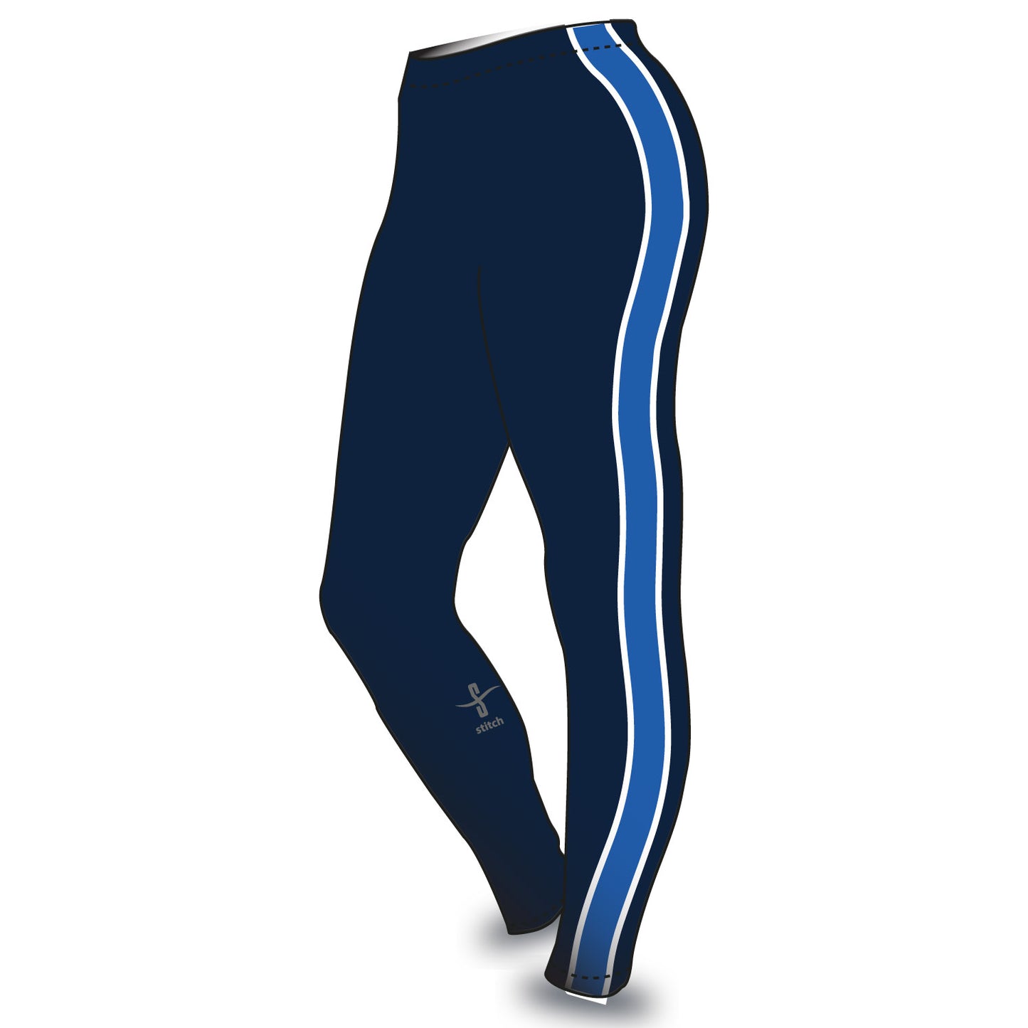 Langstone Pilot Gig Club 2in Stripe With Piping Leggings