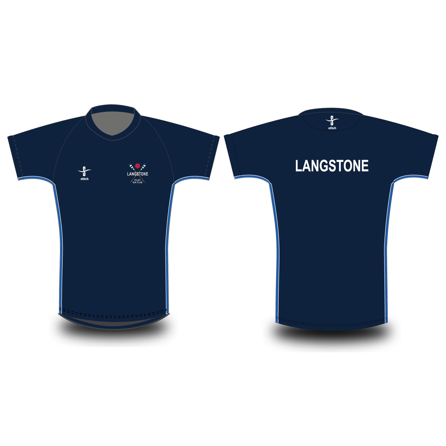 Langstone Pilot Gig Club Side Panel T-shirt