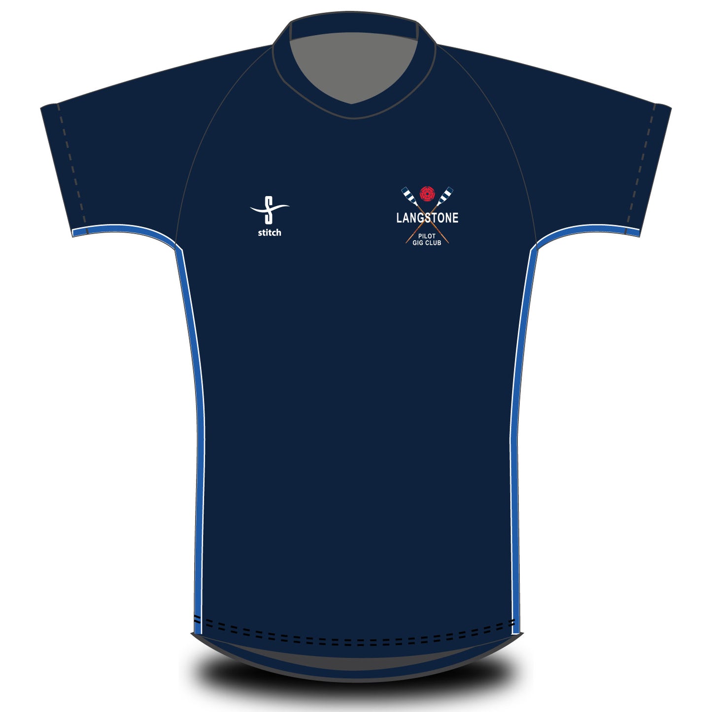 Langstone Pilot Gig Club Side Panel T-shirt