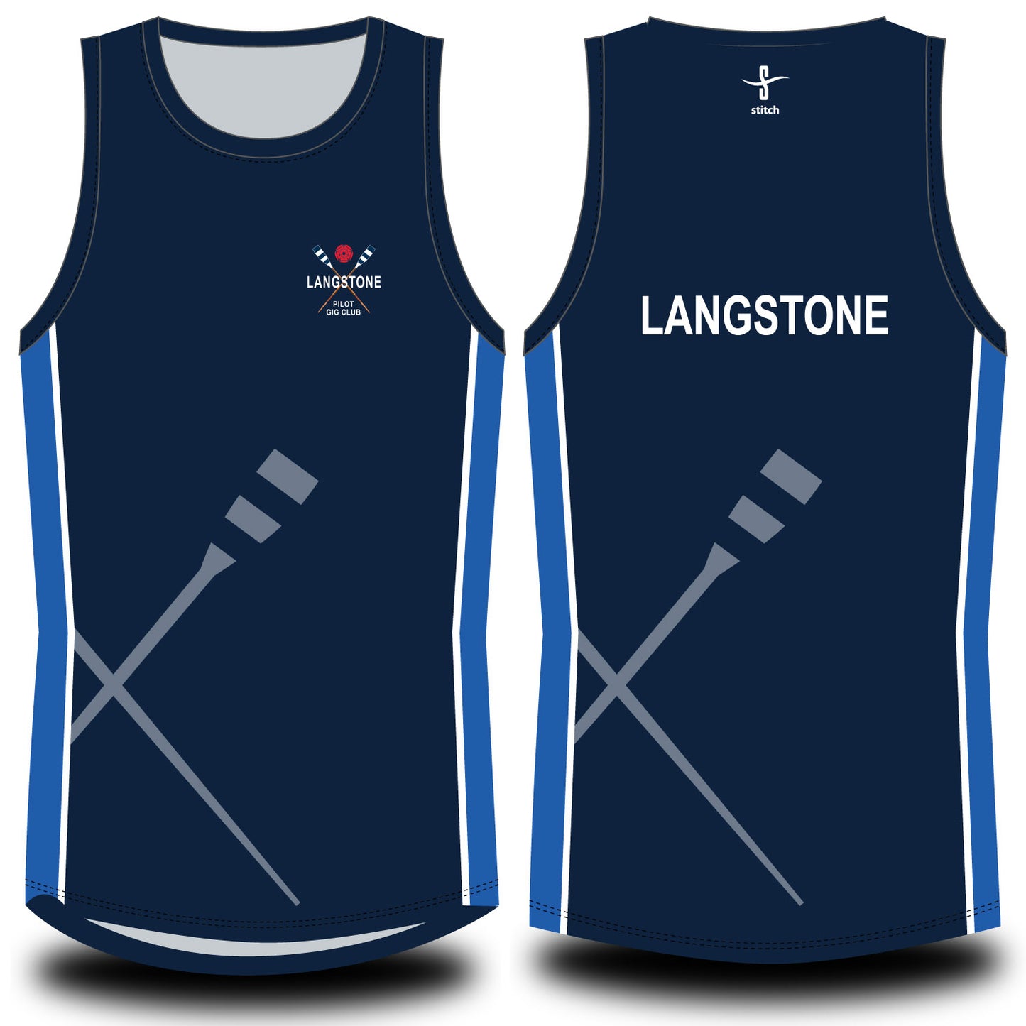 Langstone Pilot Gig Club Side Panel Vest