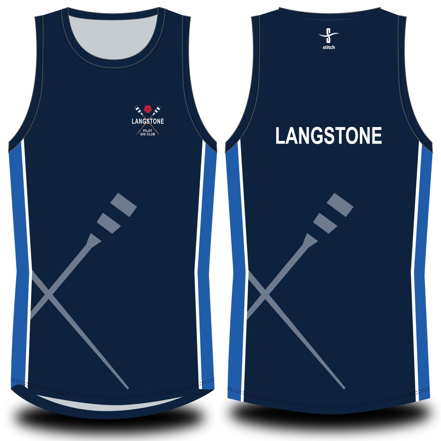 Langstone Pilot Gig Club Side Panel Vest