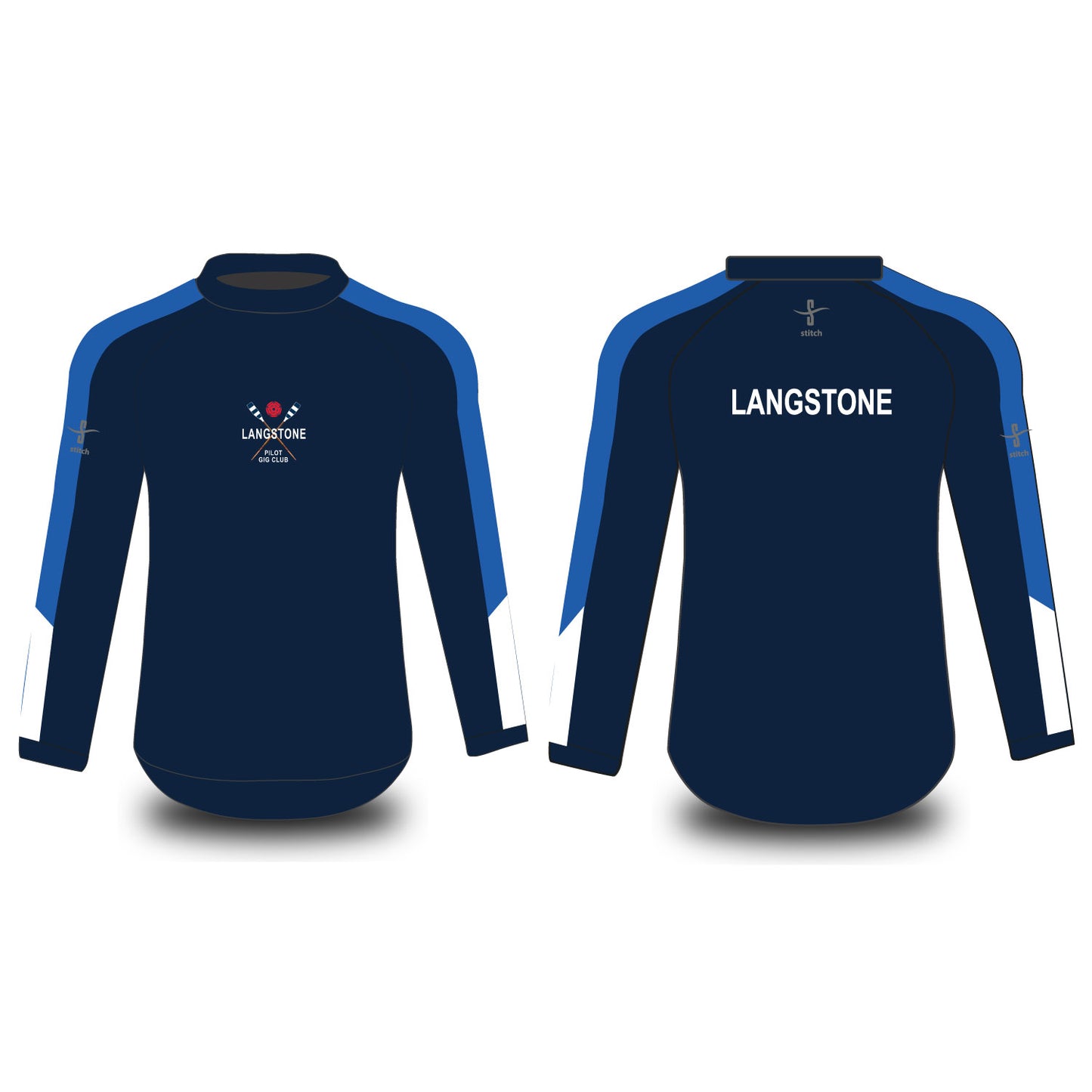 Langstone Pilot Gig Club Flash Tech Top Long Sleeve