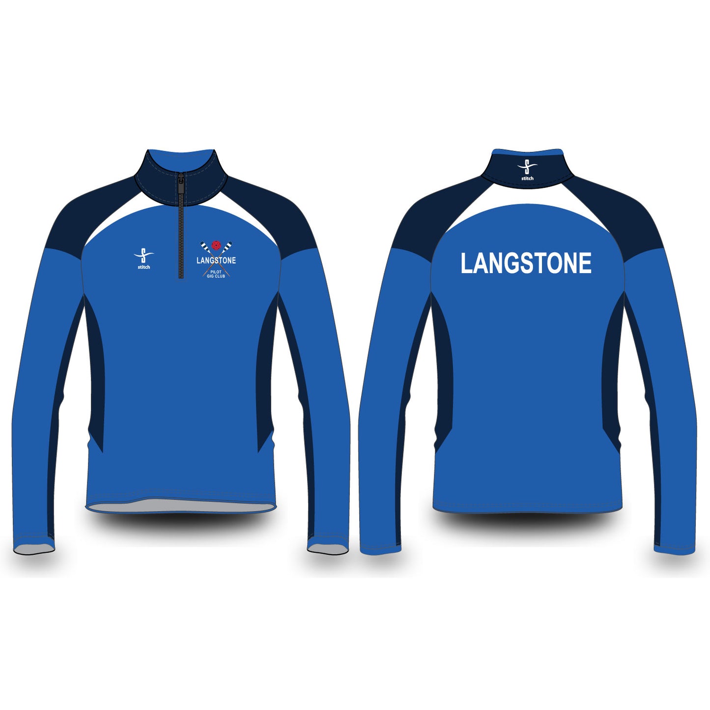 Langstone Pilot Gig Club Flash Varsity Splash Jacket