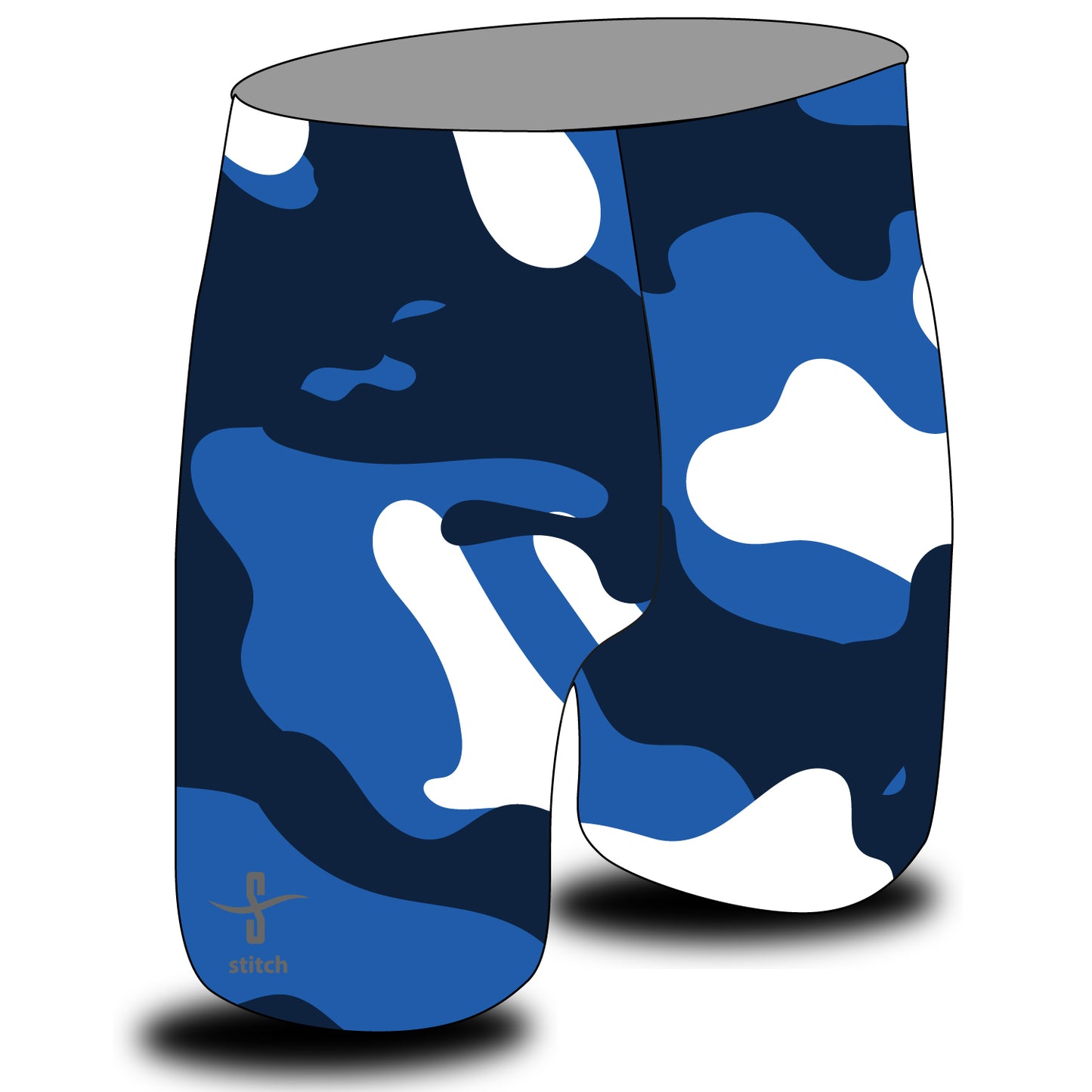 Langstone Pilot Gig Club Camouflage Rowing Shorts