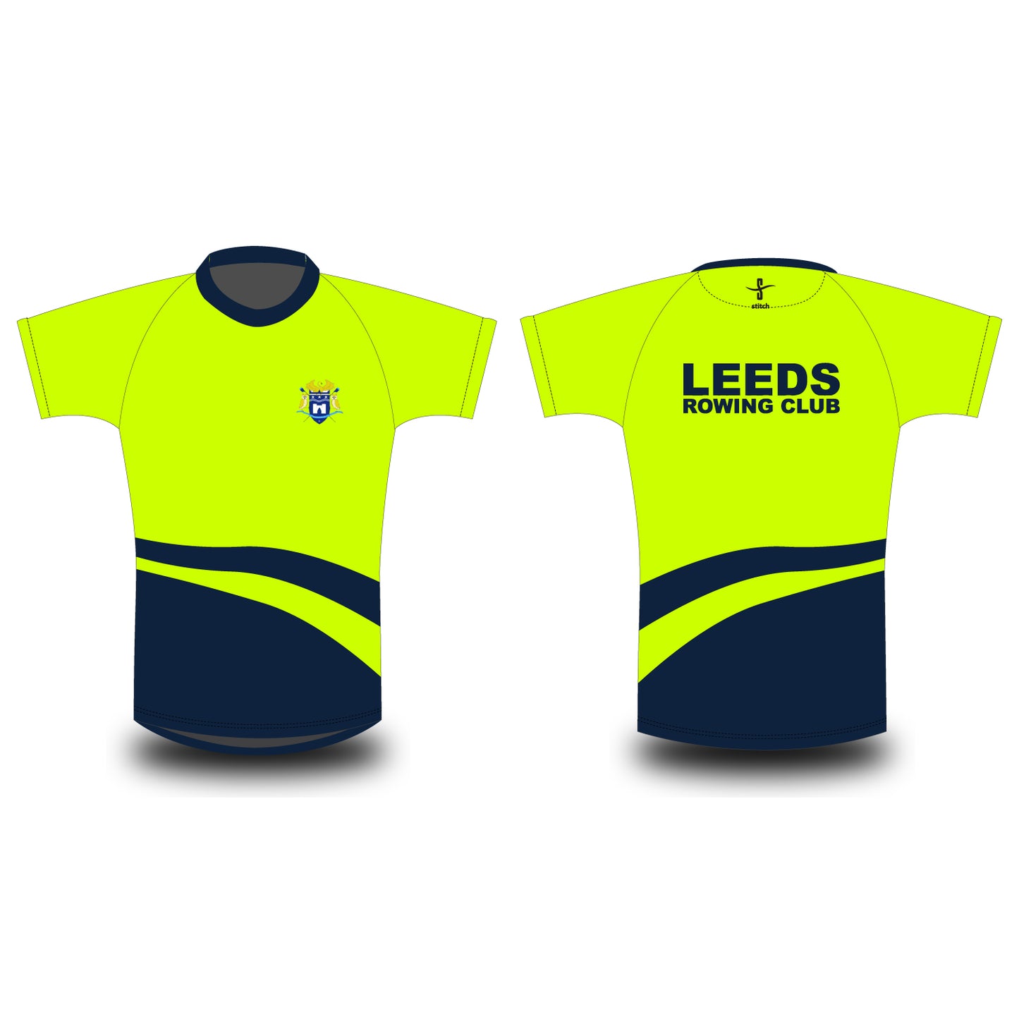 Leeds Rowing Club Fluo Swoosh T-shirt