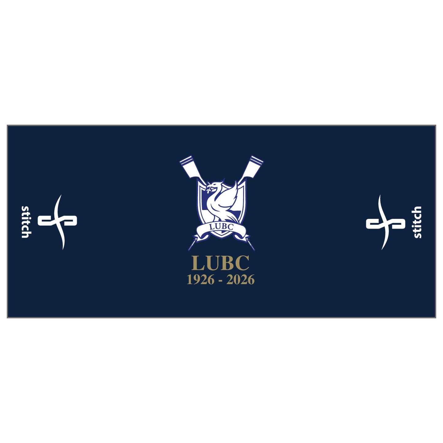 University of Liverpool Boat Club 100th Anniversary Navy Towel