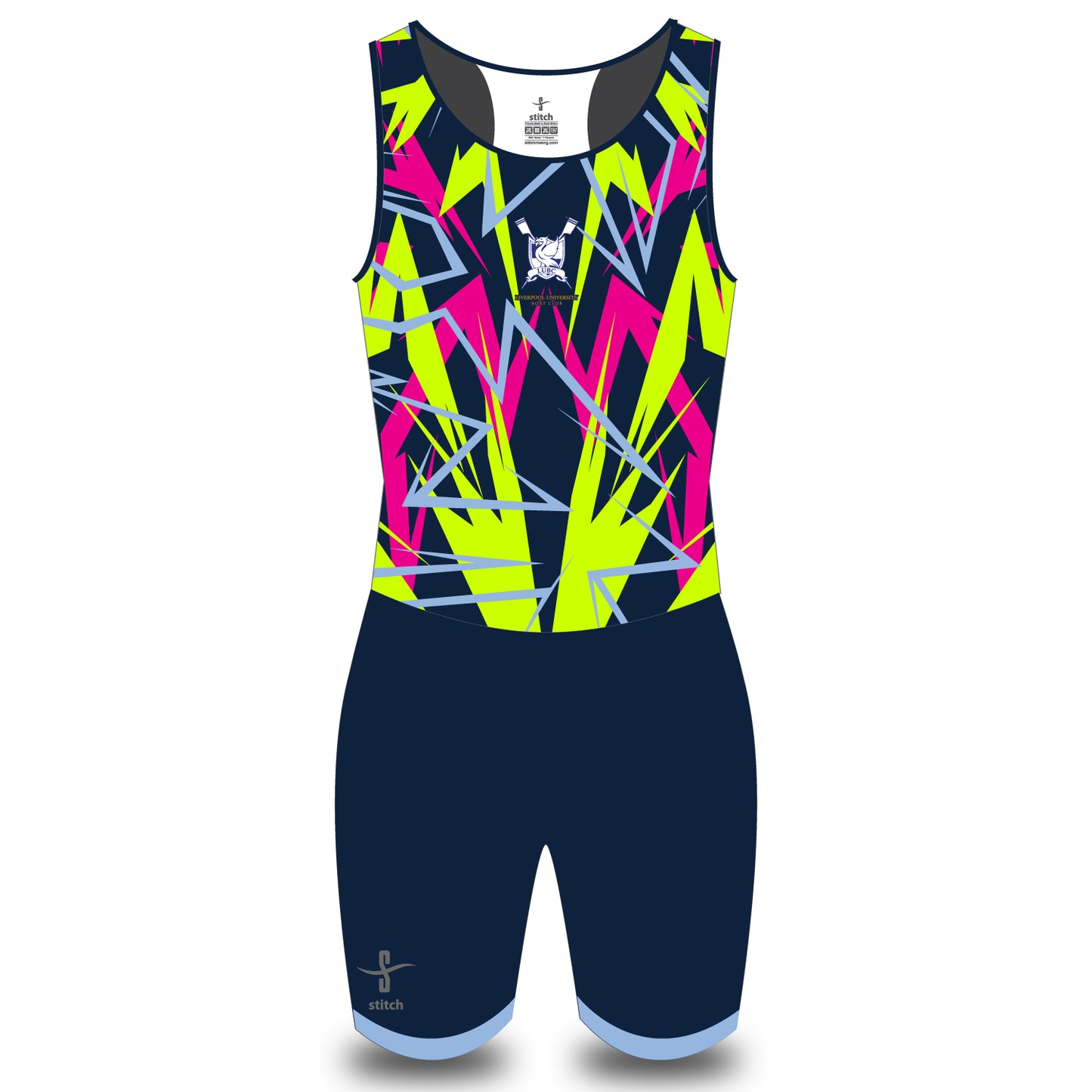 University of Liverpool Boat Club Fluorescent All In One