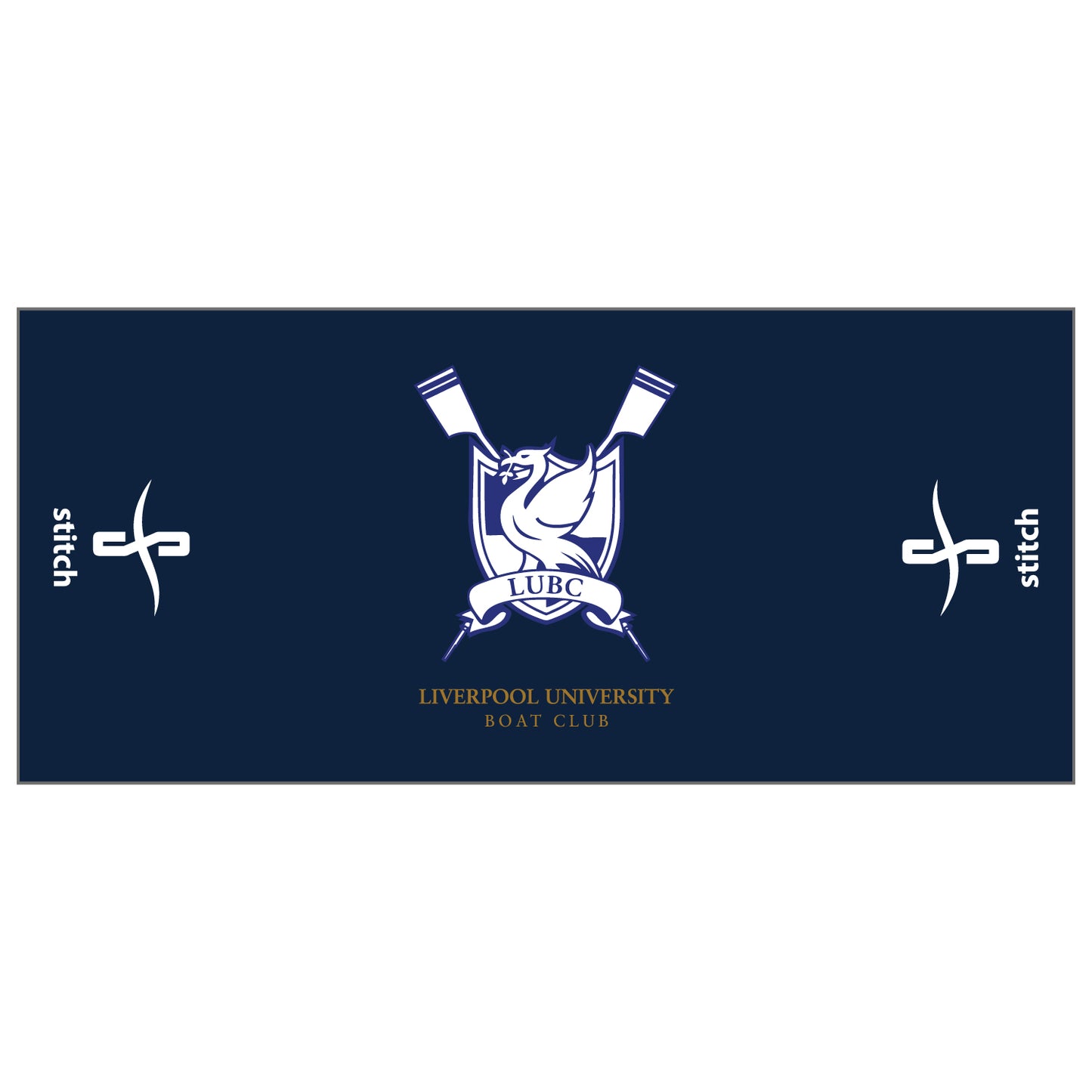 University of Liverpool Boat Club Navy Towel