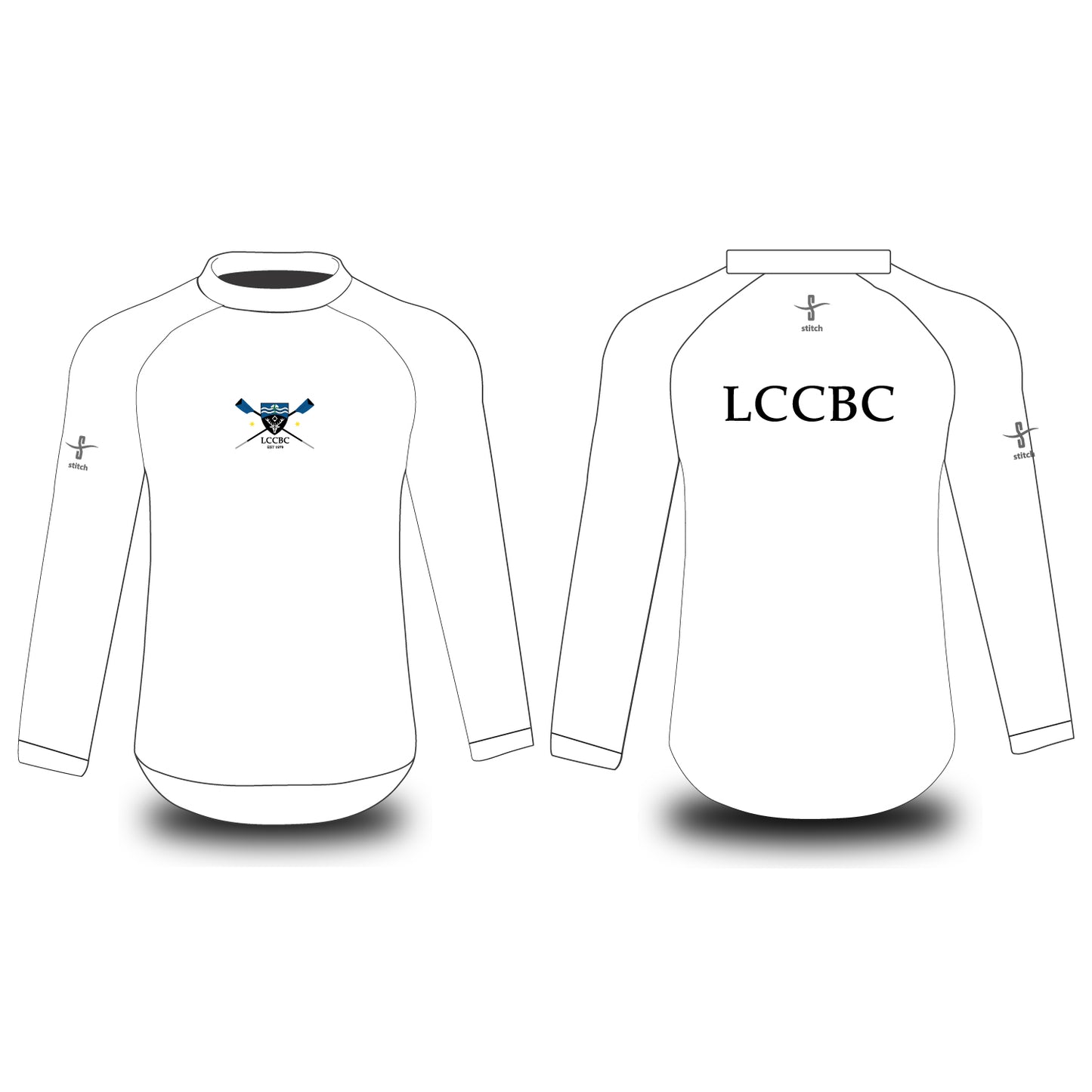 Lucy Cavendish College Boat Club White Tech Top Long Sleeve