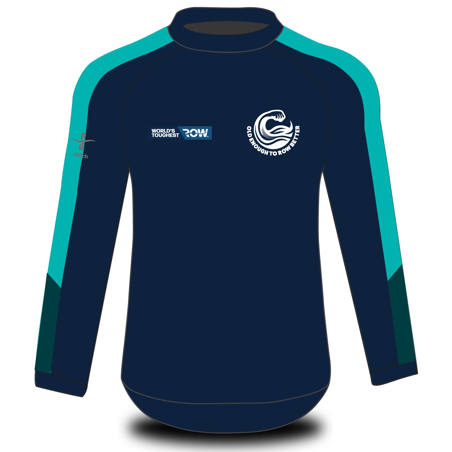 Old Enough to Row Better Tech Top Long Sleeve Option 2