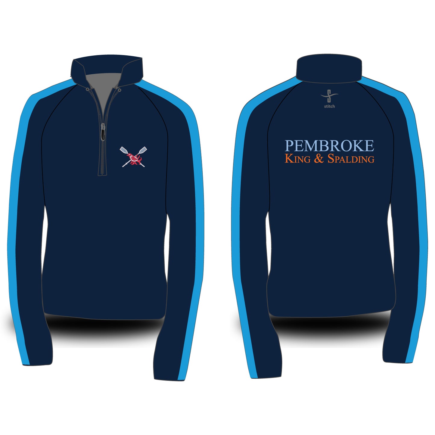 Pembroke College Cambridge Dark Morning Fleece