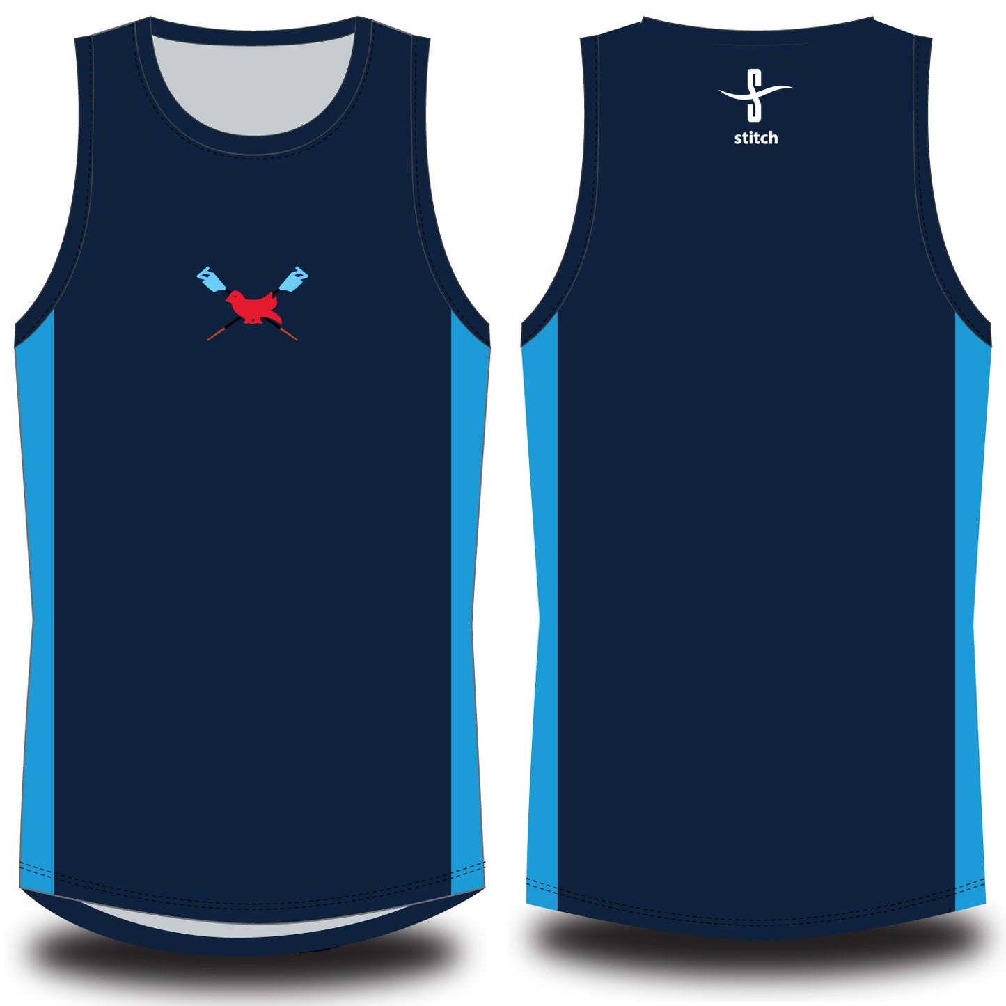 Pembroke College Cambridge Navy Vest