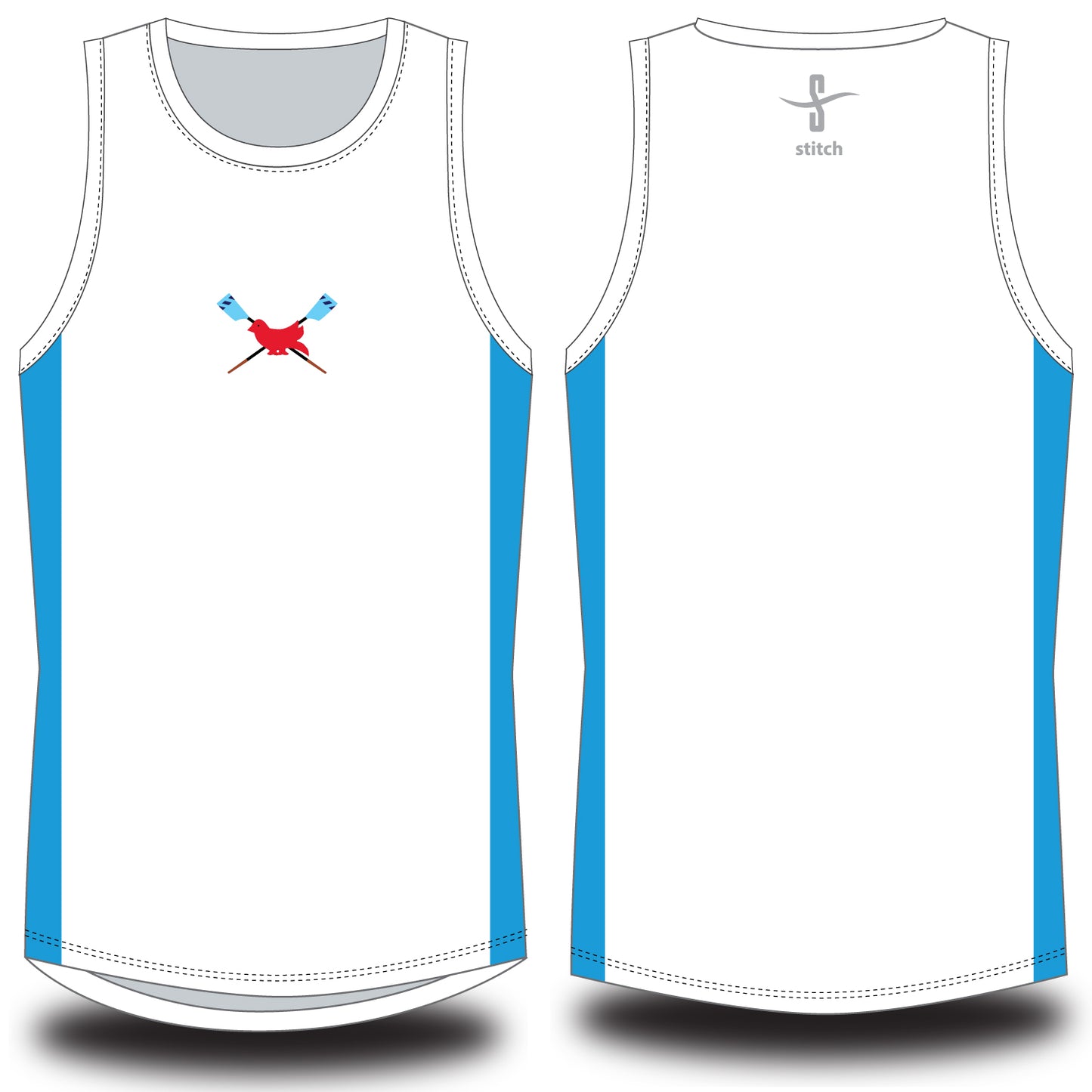 Pembroke College Cambridge White Vest