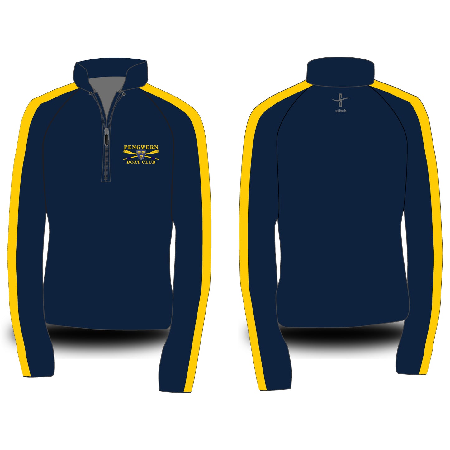 Pengwern Boat Club Dark Morning Fleece