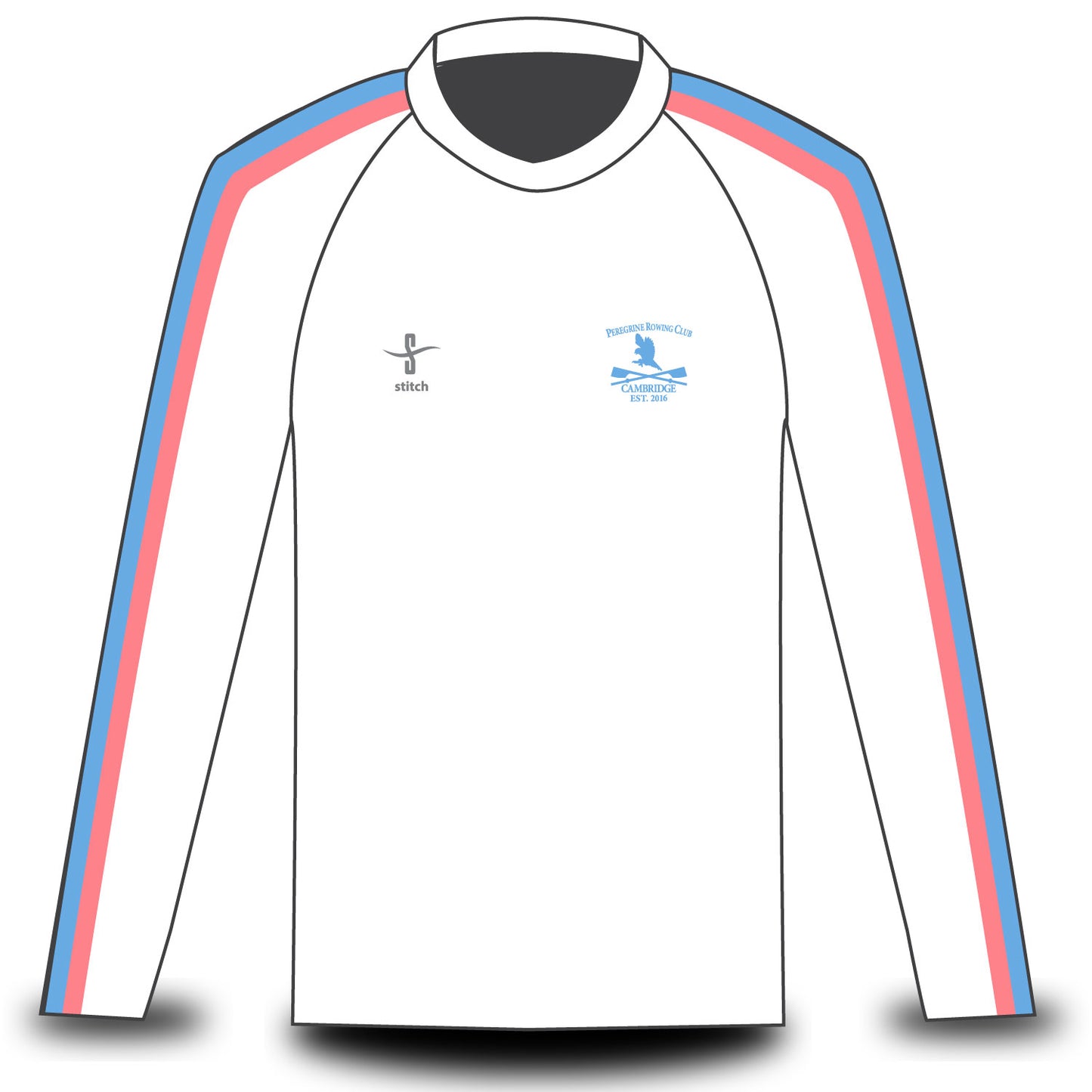 Peregrine Rowing Club White Stripe T-shirt