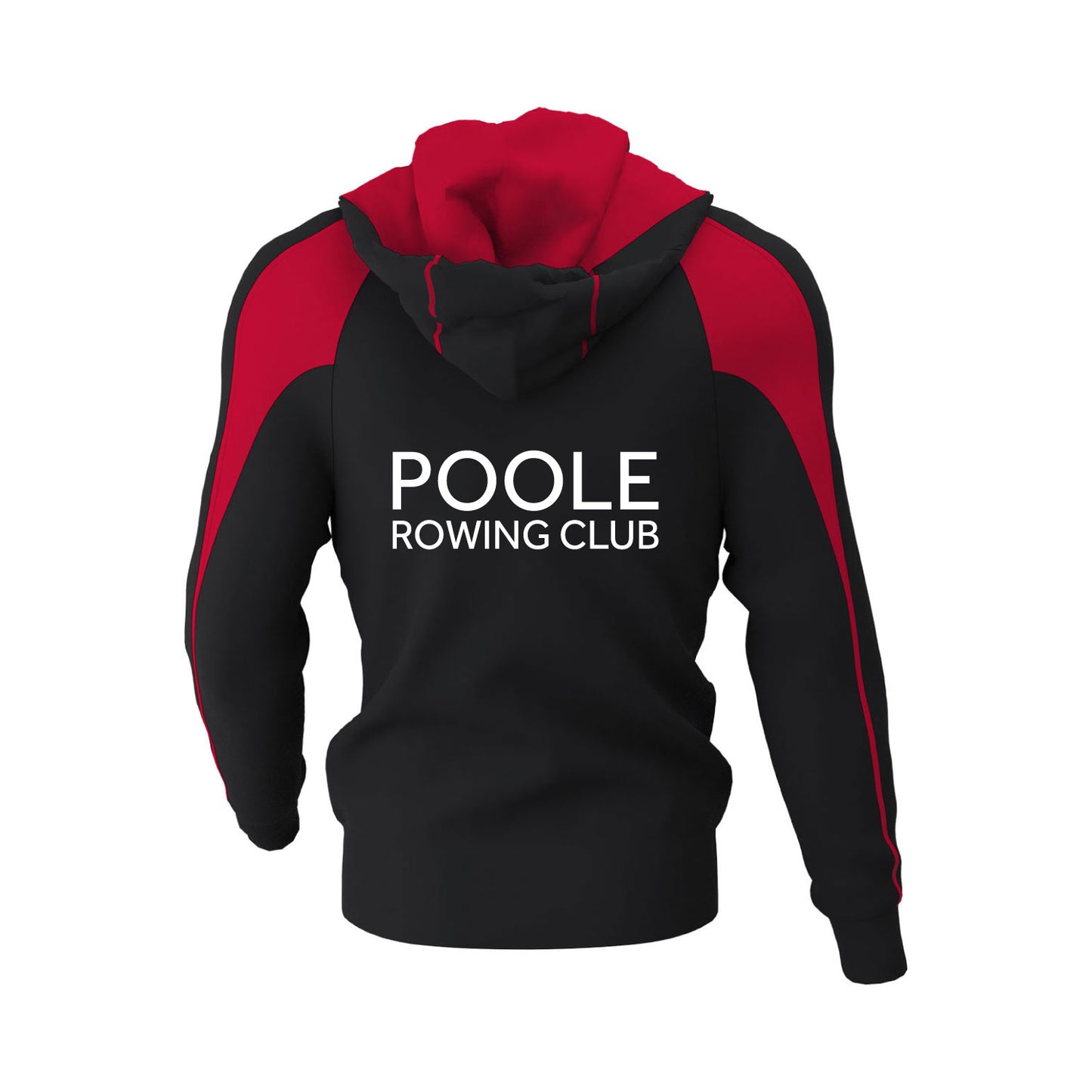 Poole Amateur Rowing Club Hoodie Black Red