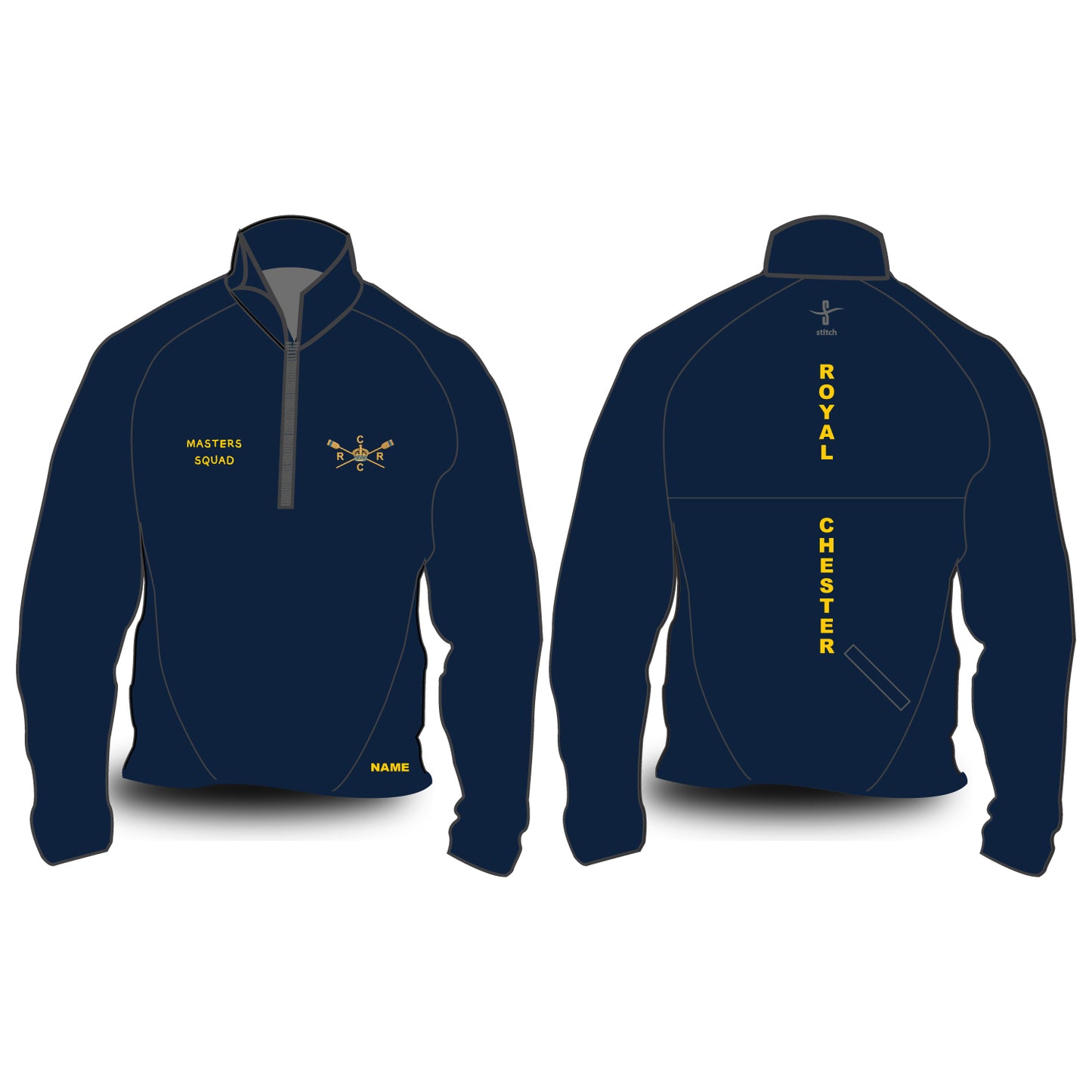 Royal Chester Rowing Club Hardshell Splash Jacket Option 1