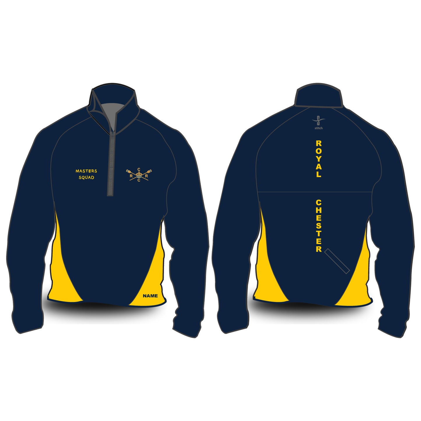 Royal Chester Rowing Club Hardshell Splash Jacket Option 2