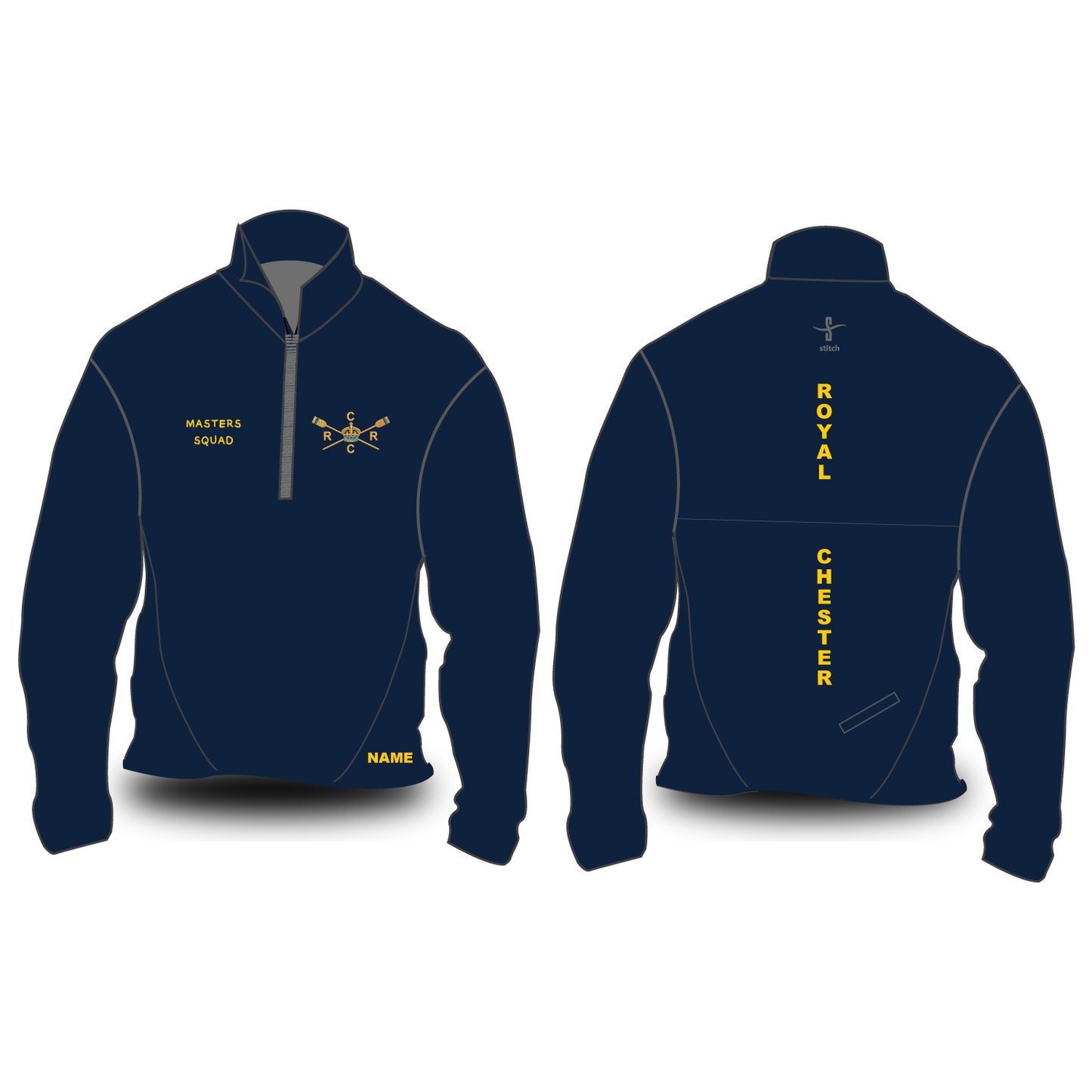 Royal Chester Rowing Club Softshell Splash Jacket Option 1