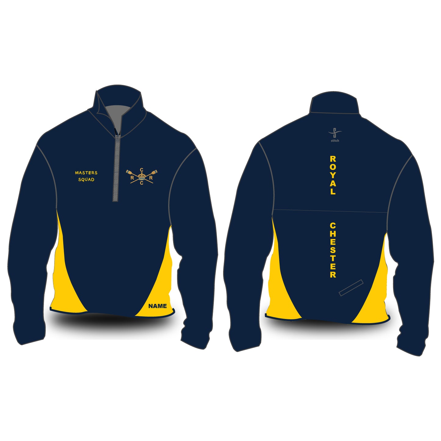 Royal Chester Rowing Club Softshell Splash Jacket Option 2