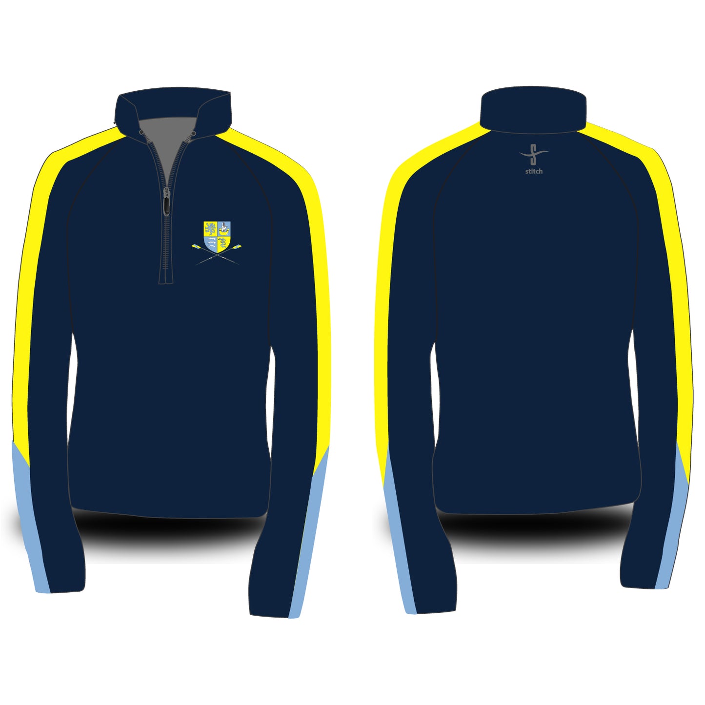 RUMSBC Dark Morning Fleece with Flash Stripe