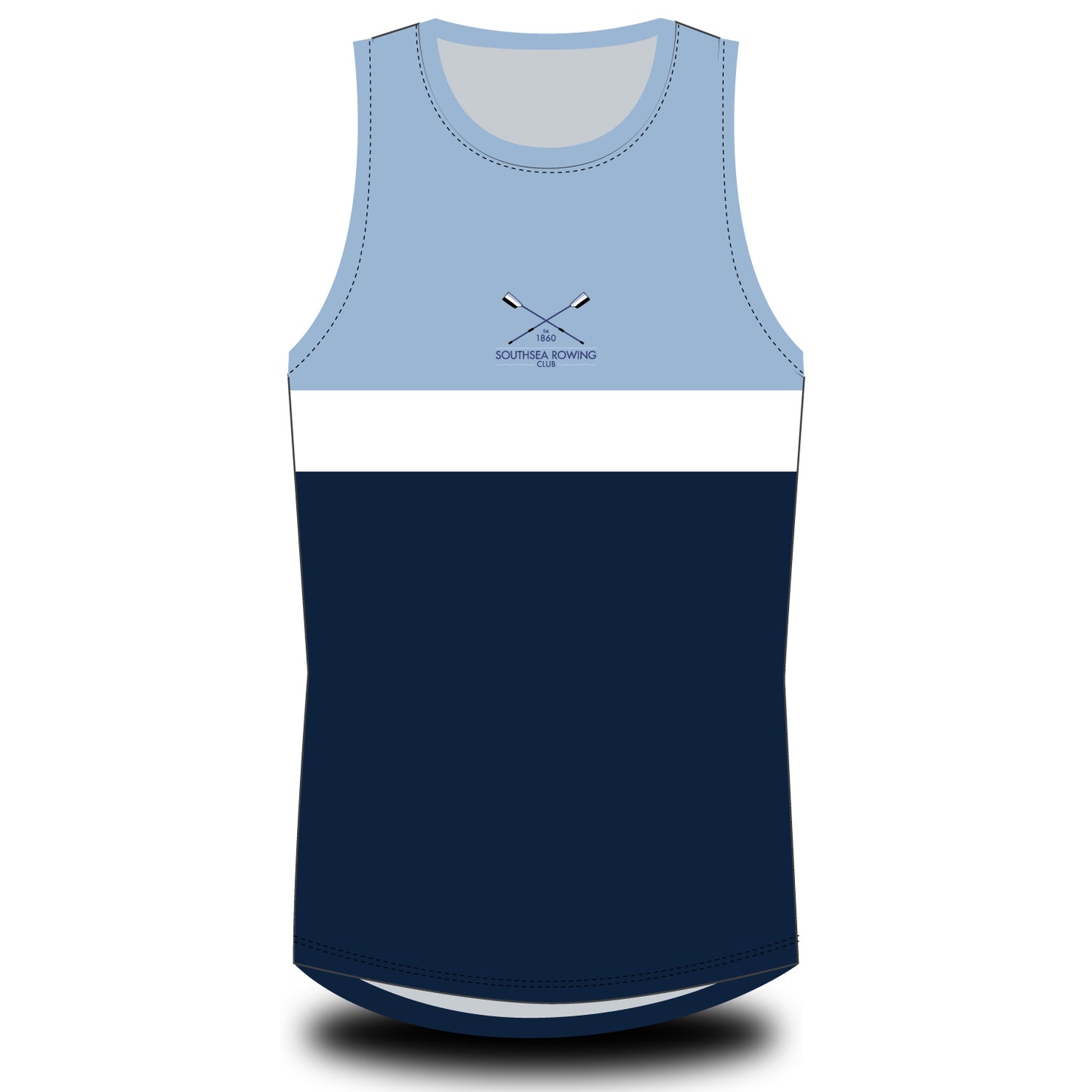 Southsea Rowing Club Hooped Vest