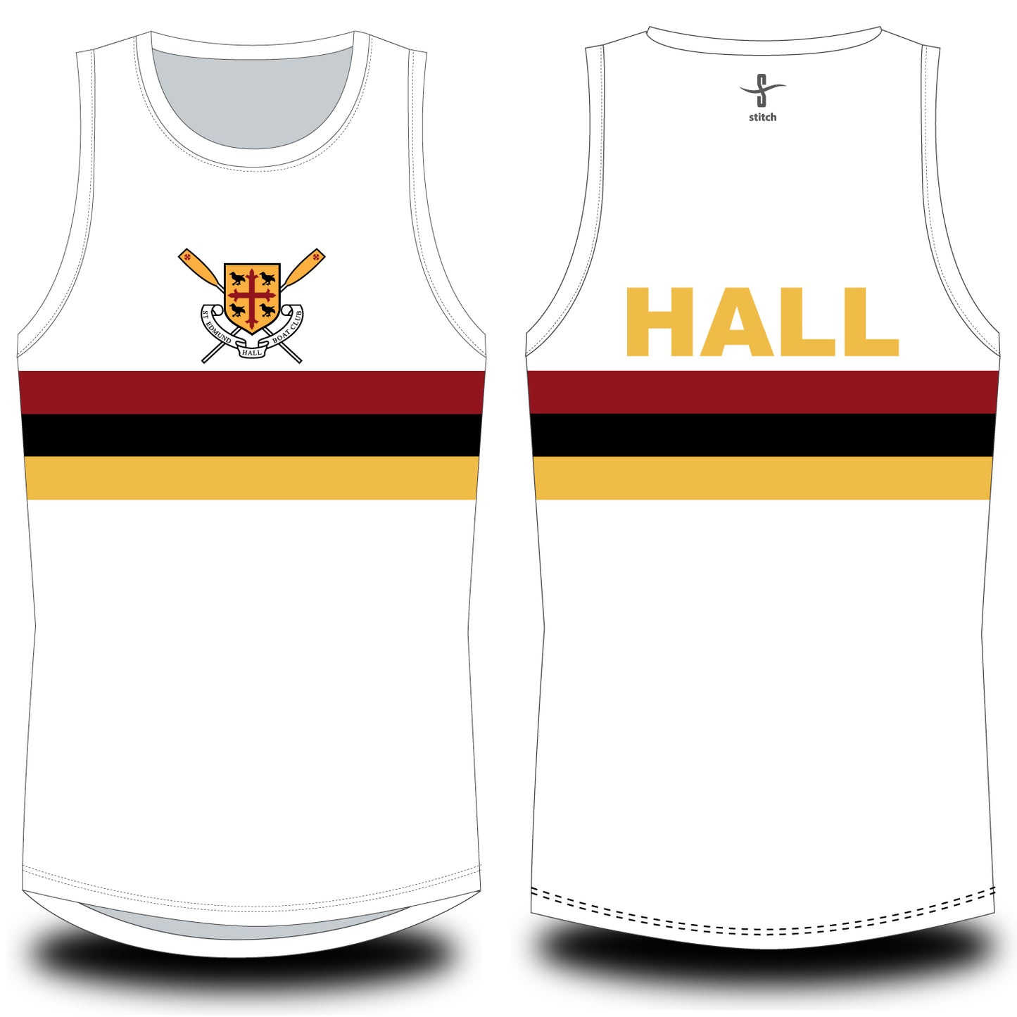 St Edmund Hall Oxford Hooped Vest