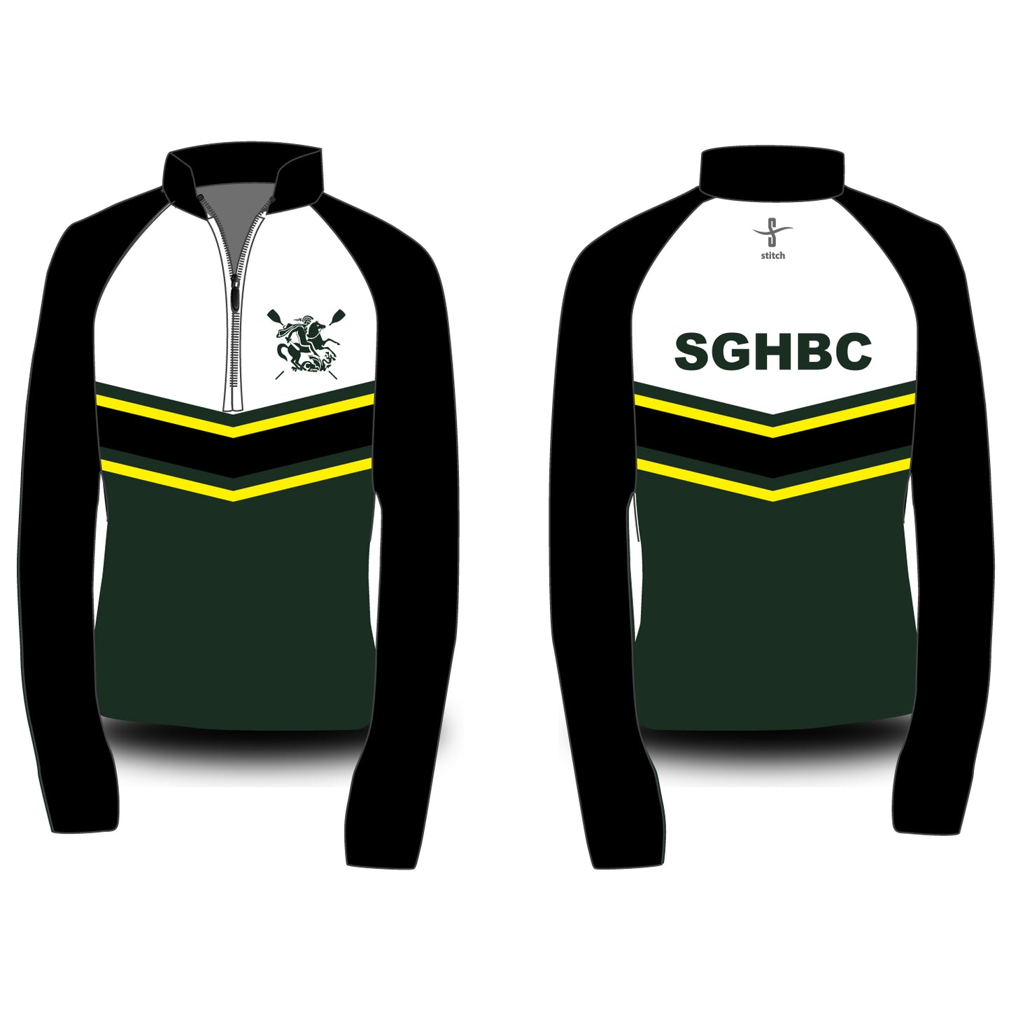 St George's Hospital Boat Club Chevron Fleece Lined Midlayer