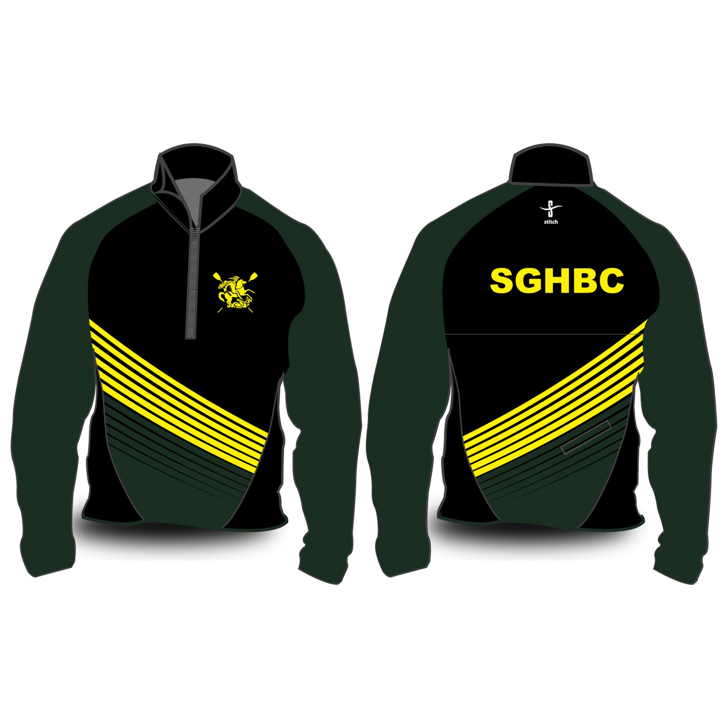 St George's Hospital Boat Club Swoosh Hardshell Splash Jacket