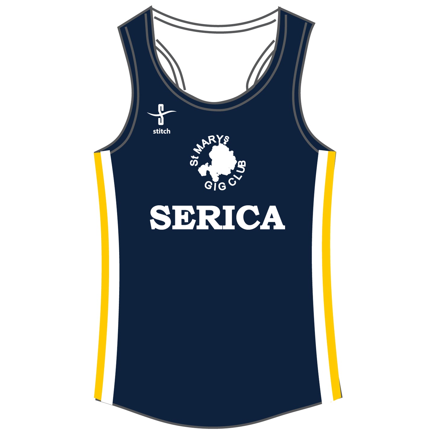 St Mary's Gig Club Serica Vest