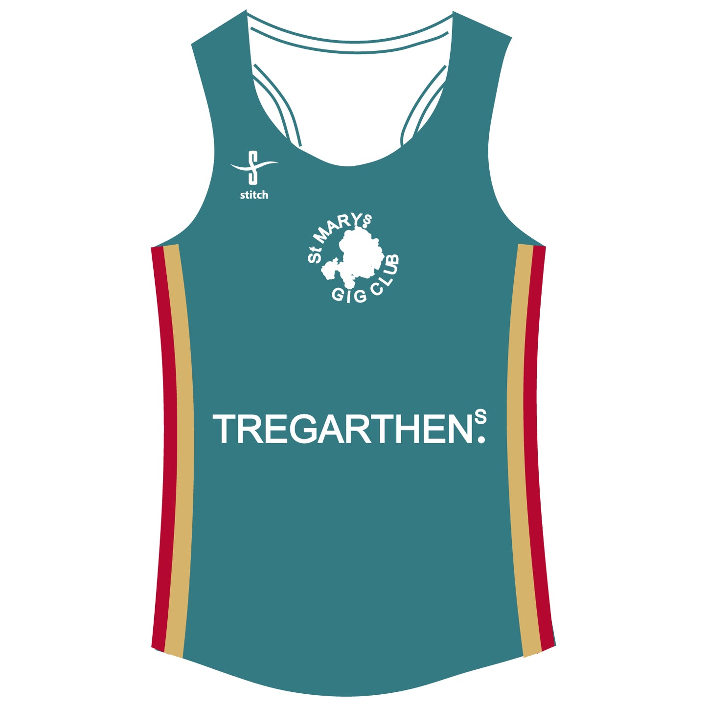 St Mary's Gig Club Tregarthens Vest