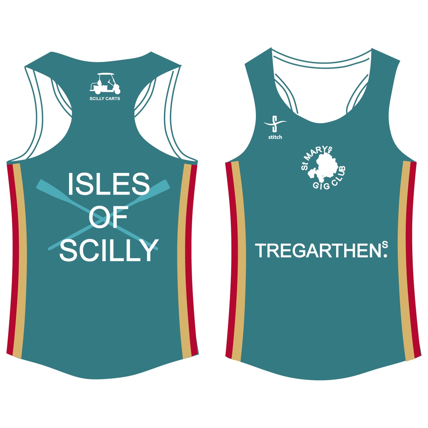 St Mary's Gig Club Tregarthens Vest